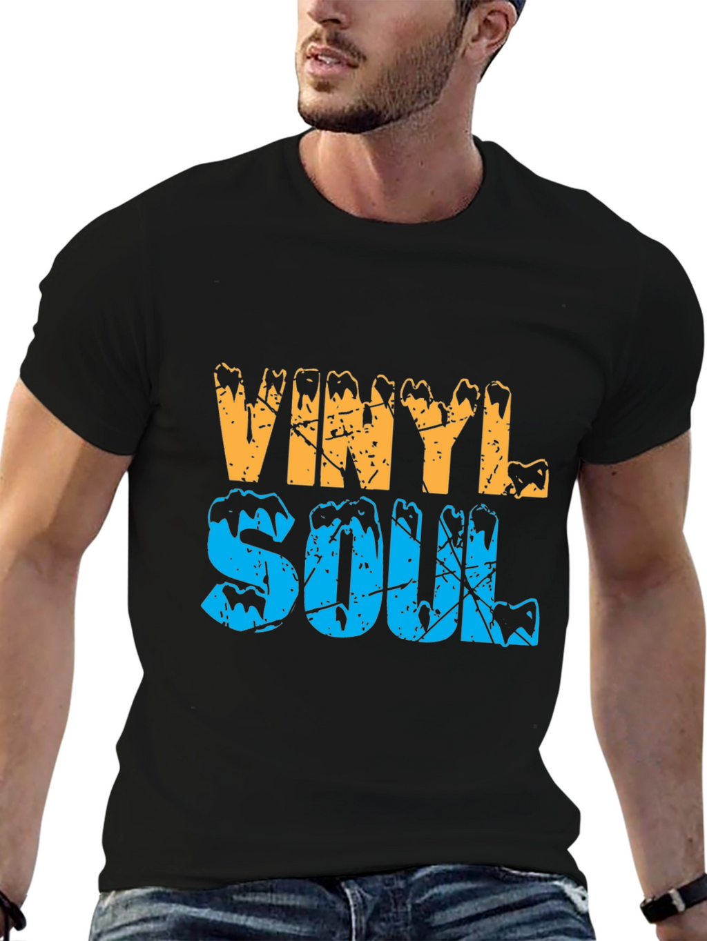 Vinyl Soul Graphic T-Shirt