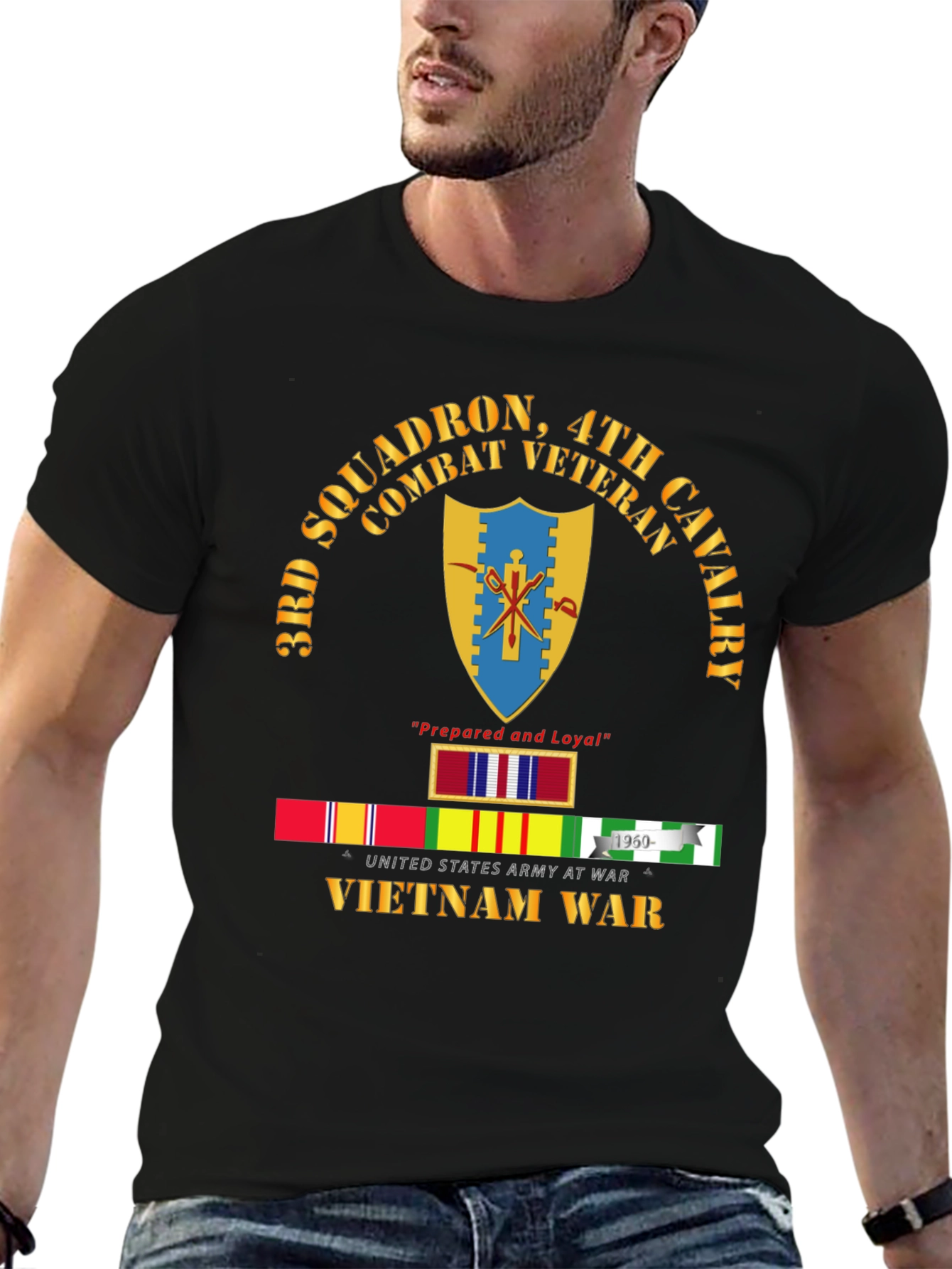 3rd Squadron 4th Cavalry Combat Veteran T-Shirt