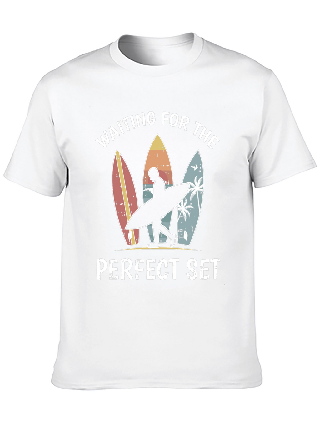 Waiting for the Perfect Set T-Shirt Surfer Tee