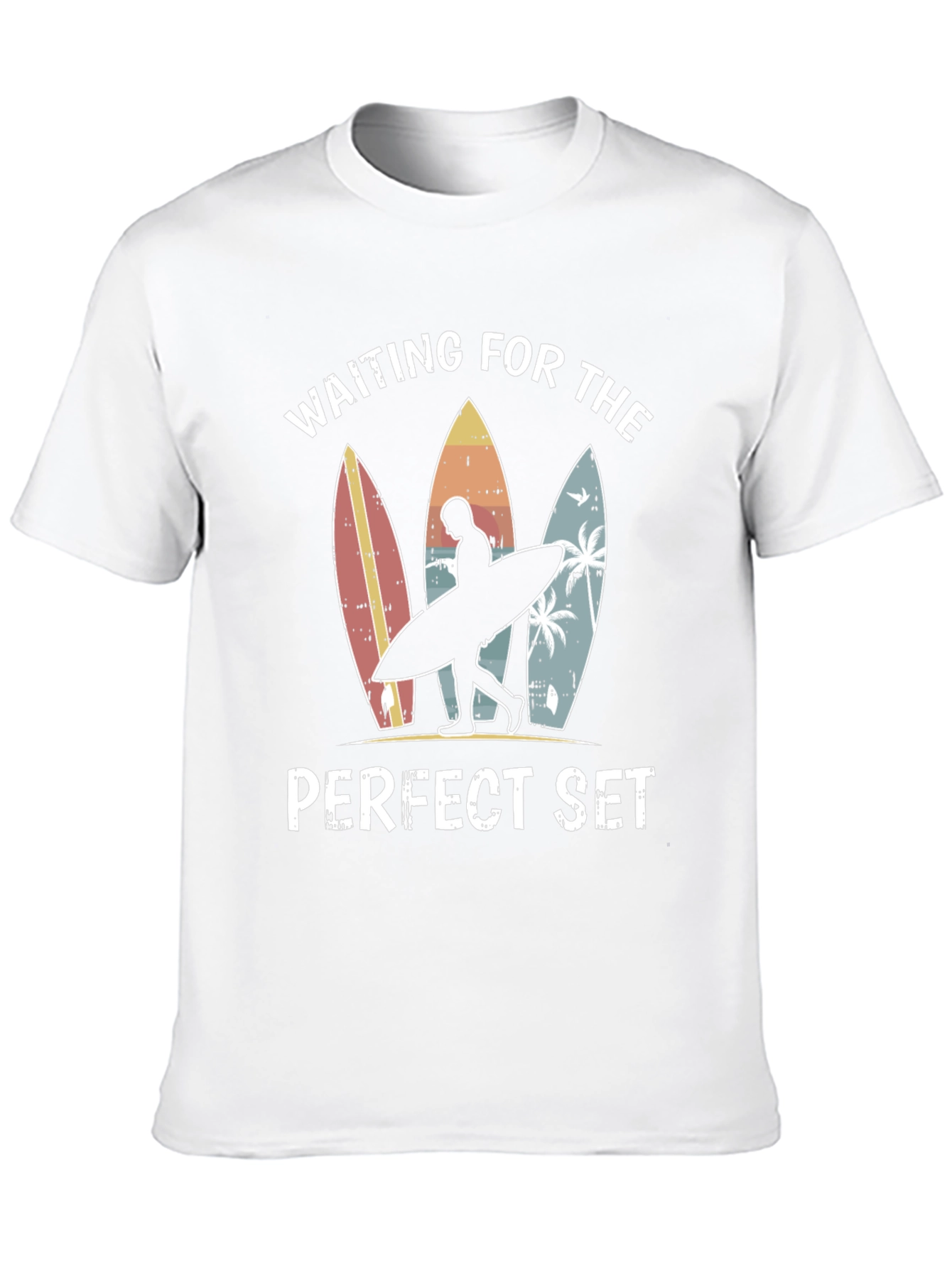 Waiting for the Perfect Set T-Shirt Surfer Tee