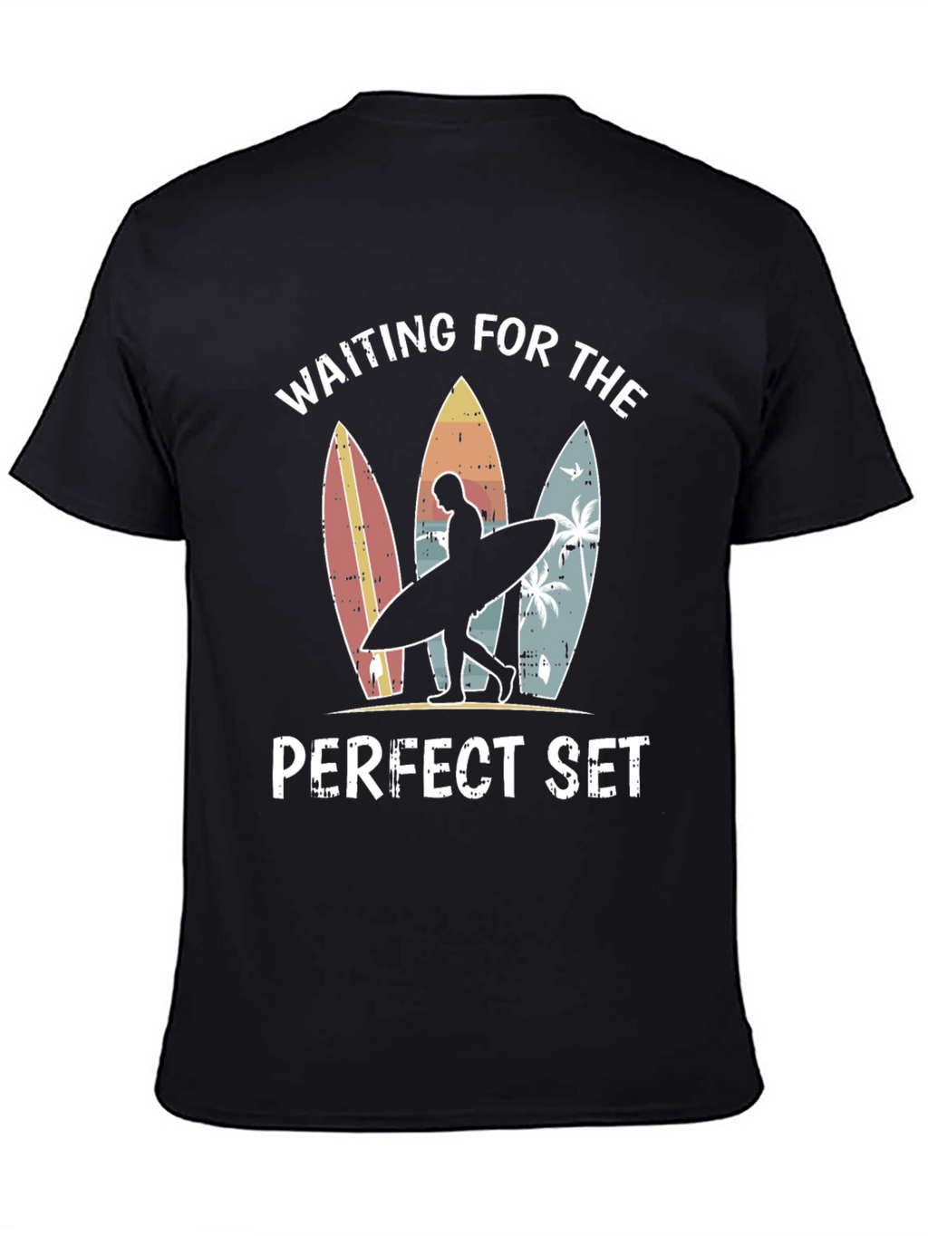 Waiting for the Perfect Set T-Shirt Surfer Tee