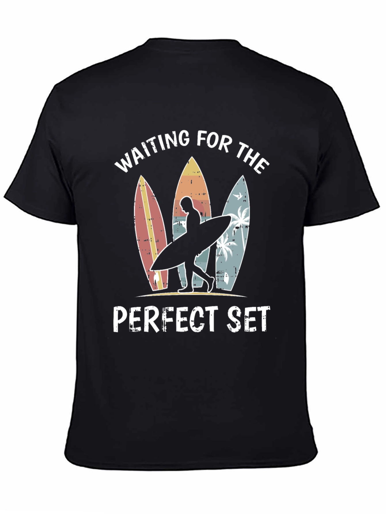 Waiting for the Perfect Set T-Shirt Surfer Tee
