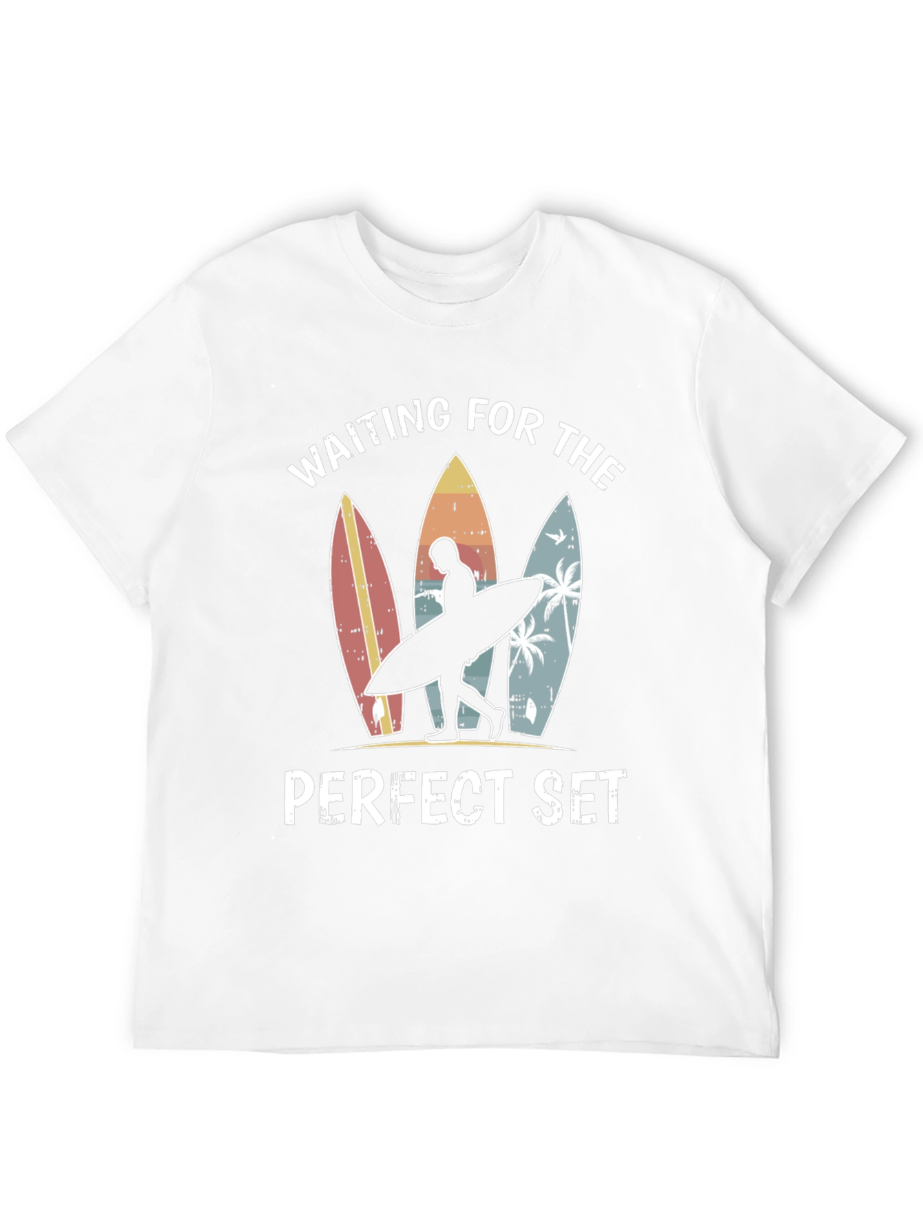 Waiting for the Perfect Set T-Shirt Surfer Tee