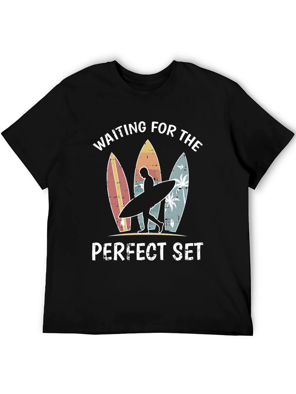 Waiting for the Perfect Set T-Shirt Surfer Tee