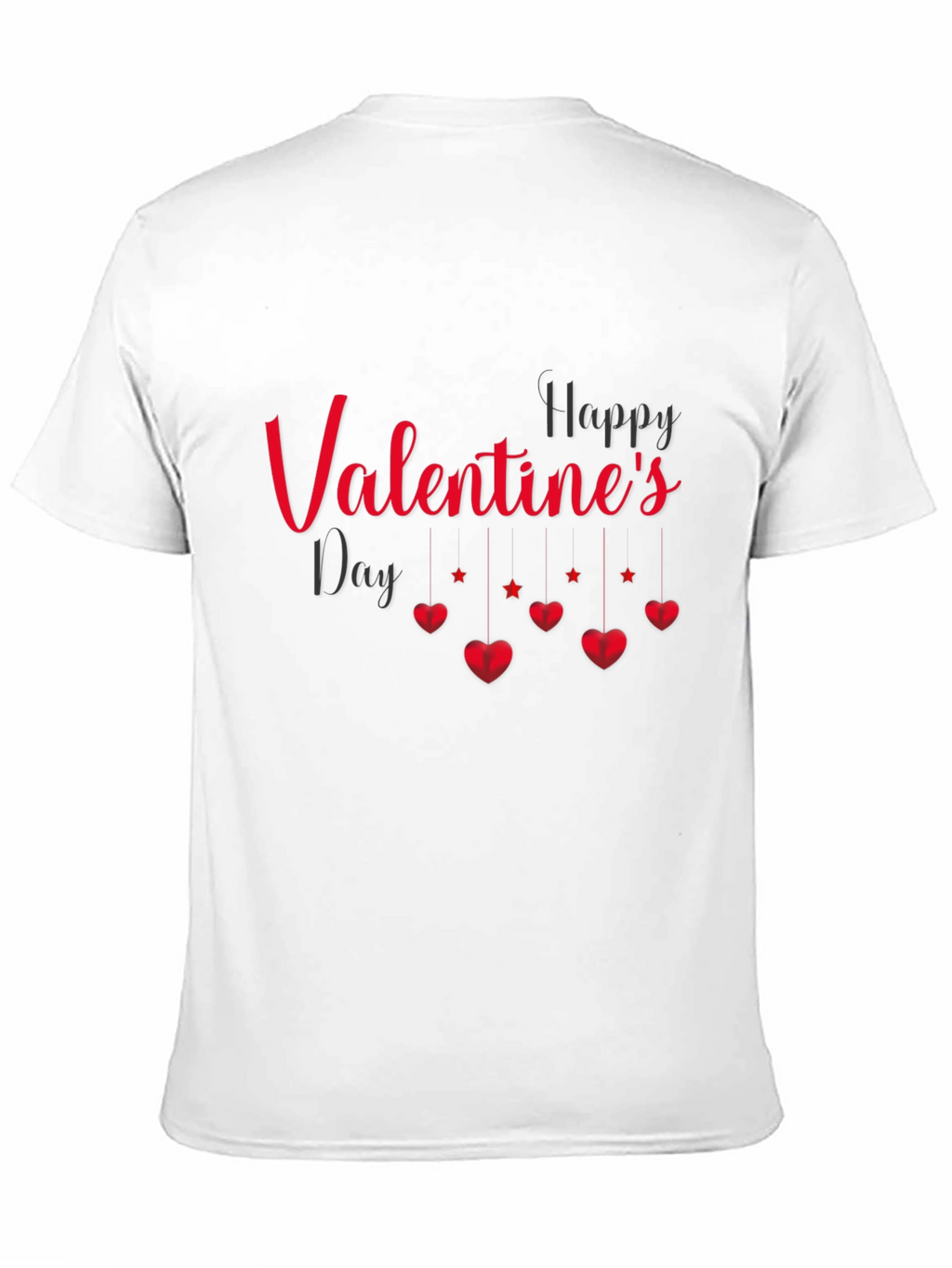 Valentines Day Graphic Tee - Black