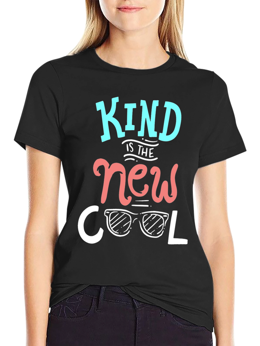 Kind is the New Cool Graphic Tee - Black