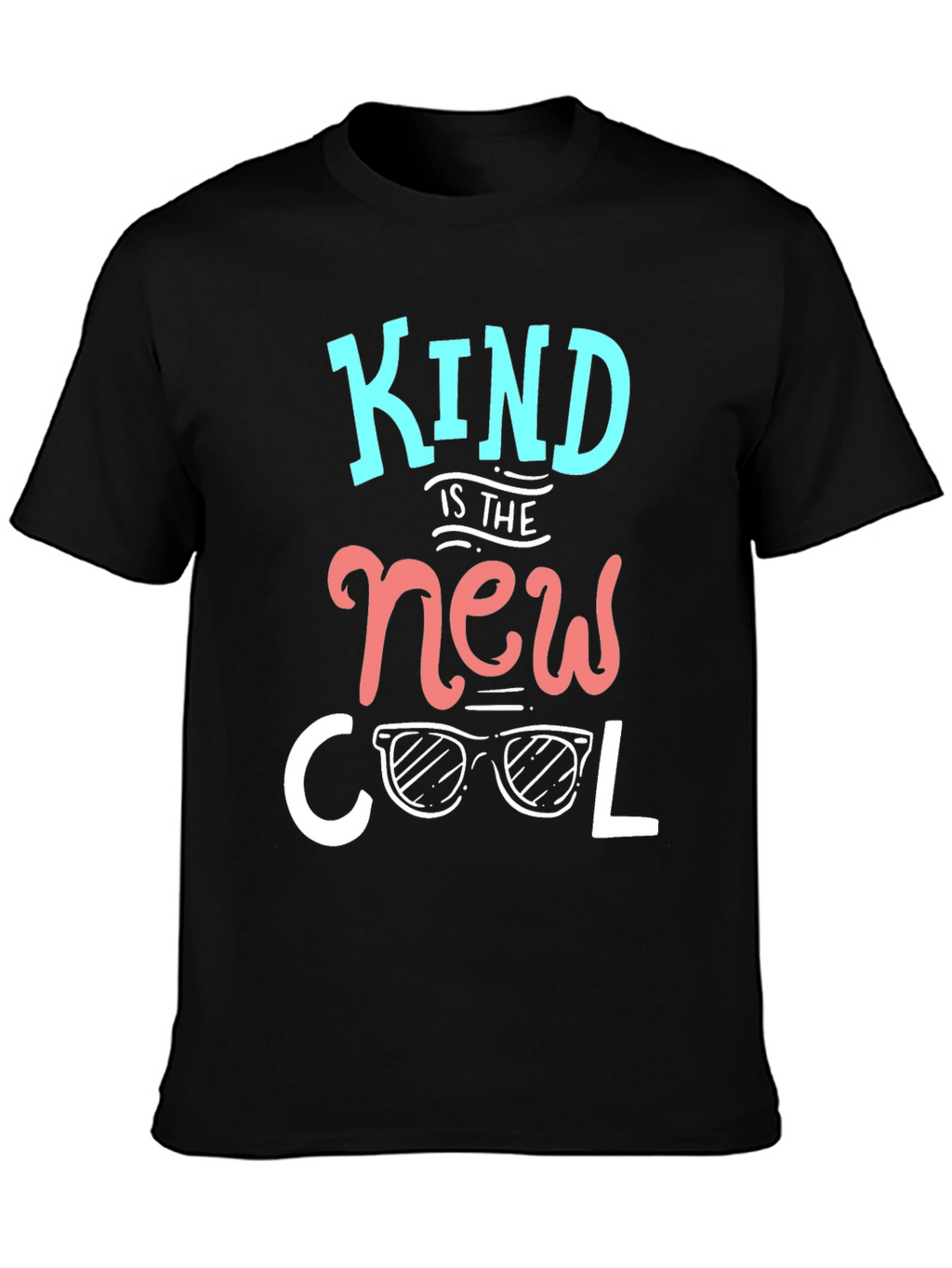 Kind is the New Cool Graphic Tee - Black
