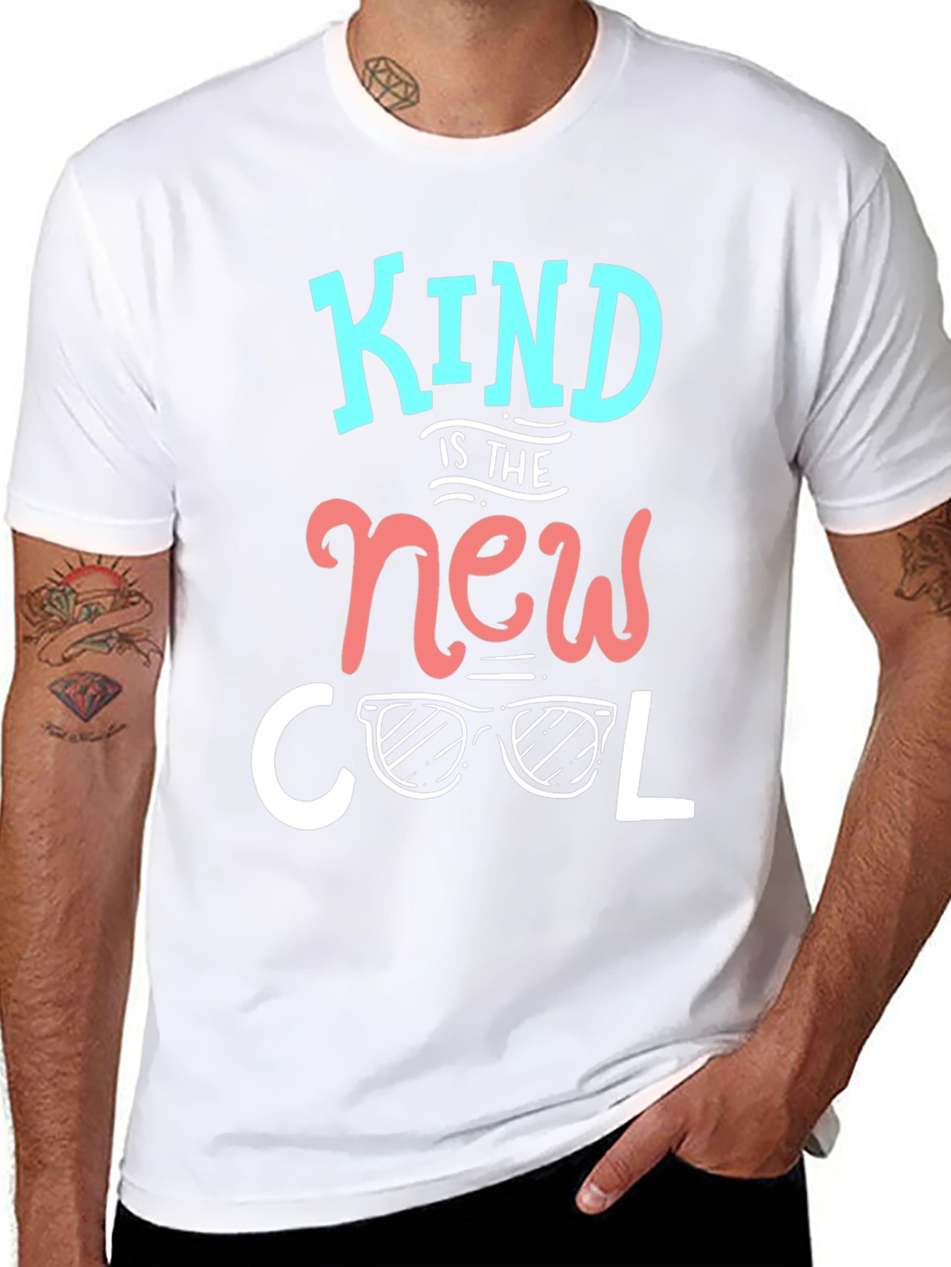 Kind is the New Cool Graphic Tee - Black