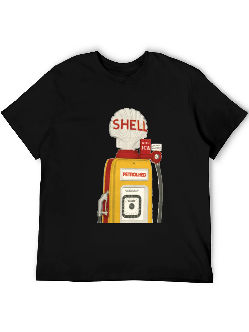 Retro Shell Petrol Pump T-Shirt