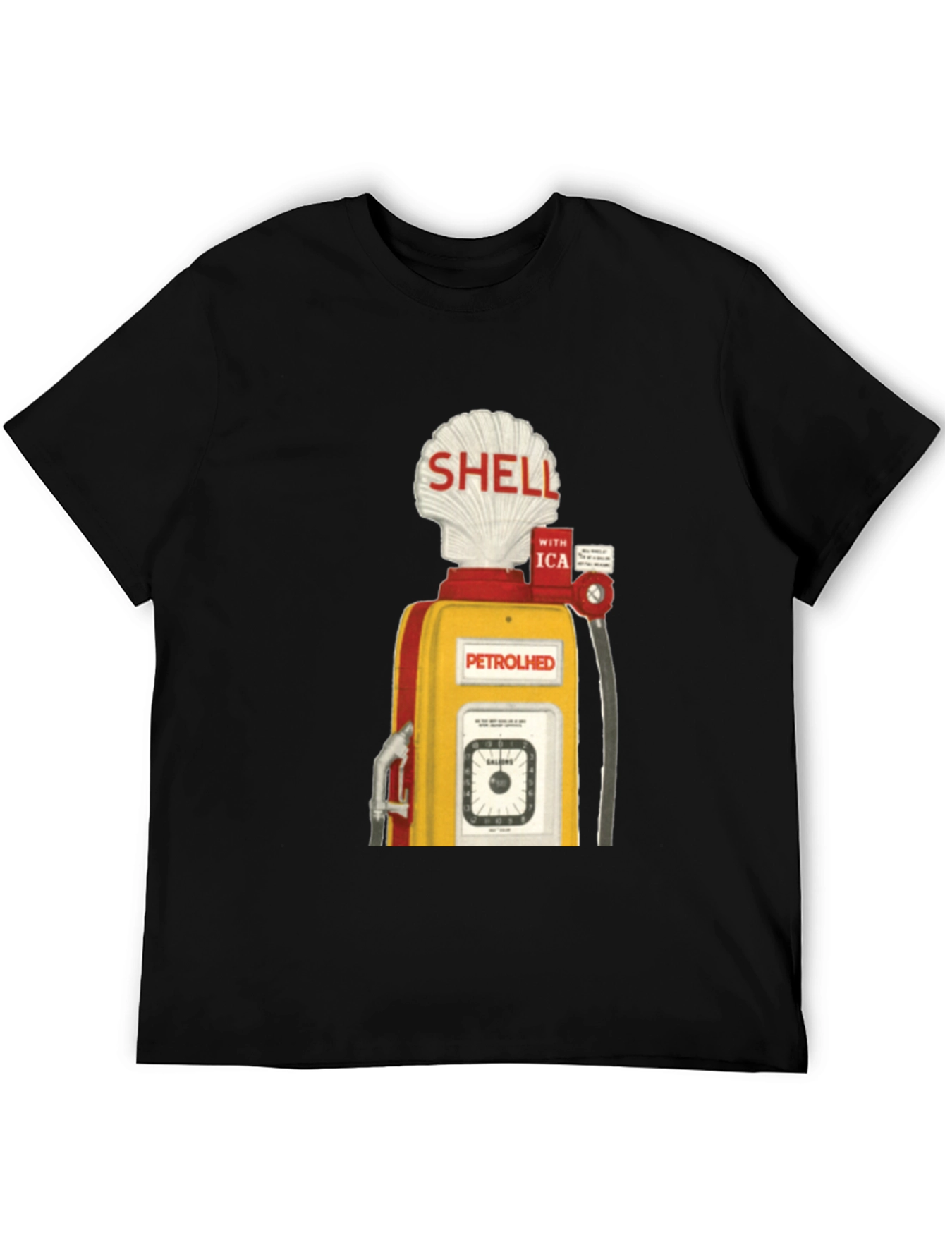 Retro Shell Petrol Pump T-Shirt