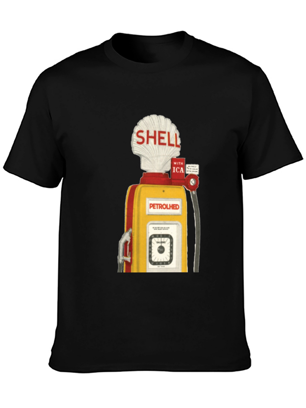 Retro Shell Petrol Pump T-Shirt