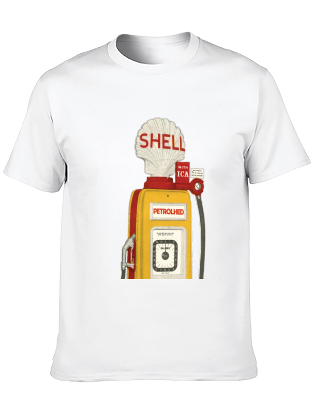 Retro Shell Petrol Pump T-Shirt