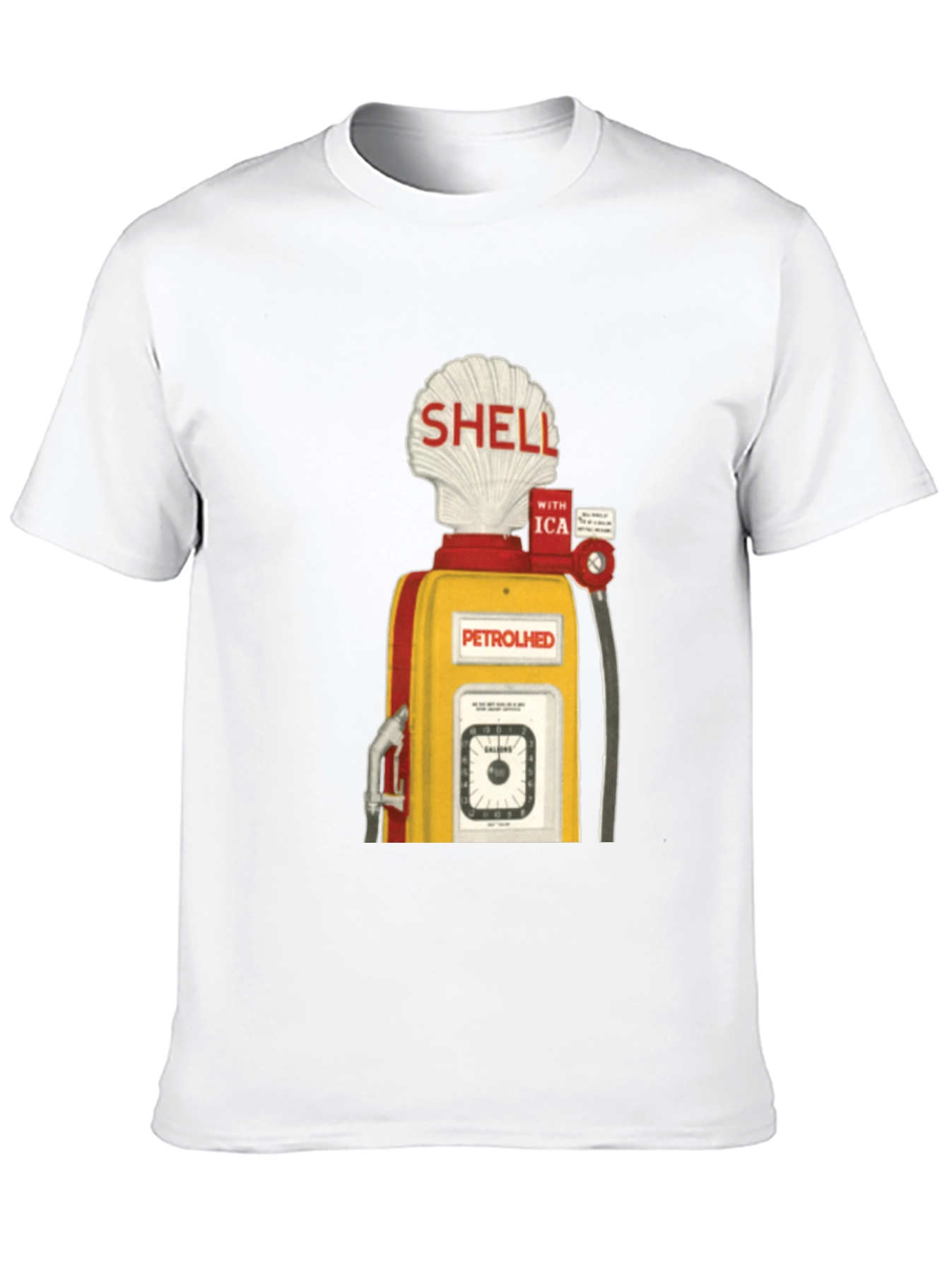 Retro Shell Petrol Pump T-Shirt