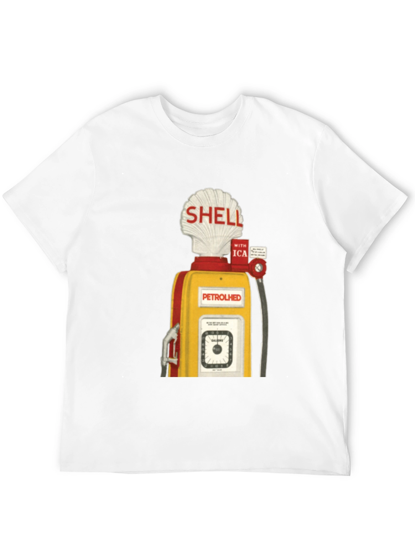 Retro Shell Petrol Pump T-Shirt