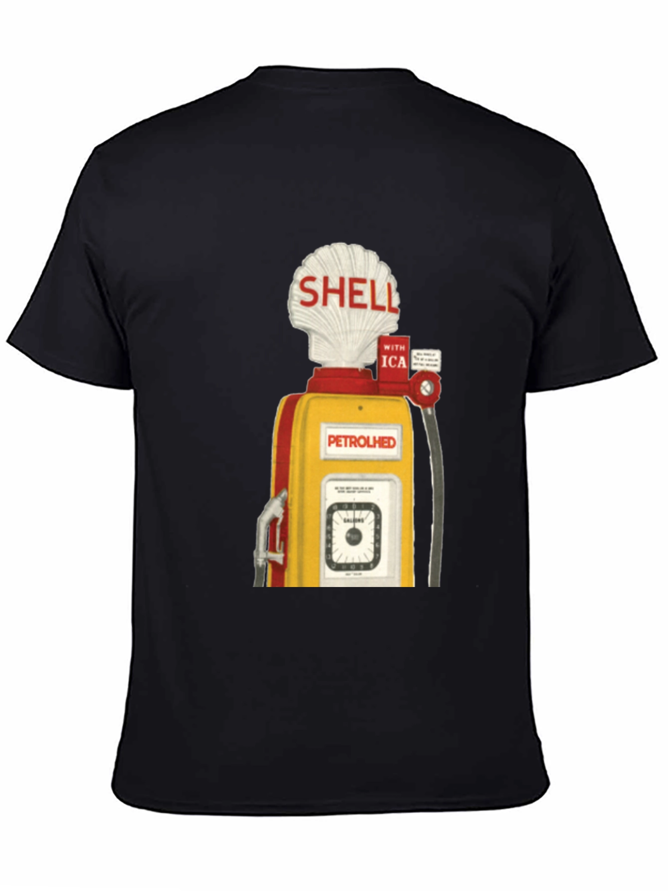 Retro Shell Petrol Pump T-Shirt