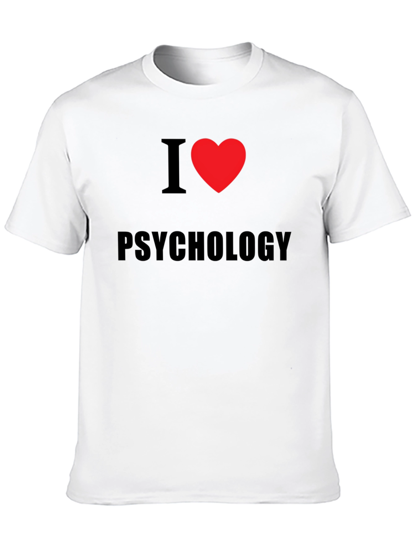 I Heart Psychology Tee - Classic Black T-Shirt