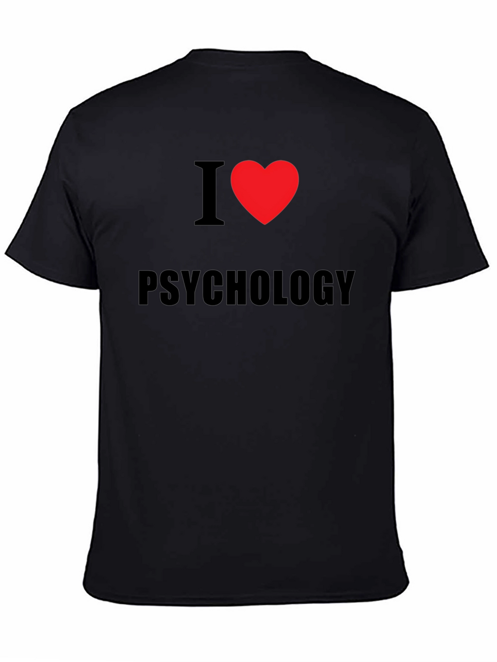 I Heart Psychology Tee - Classic Black T-Shirt