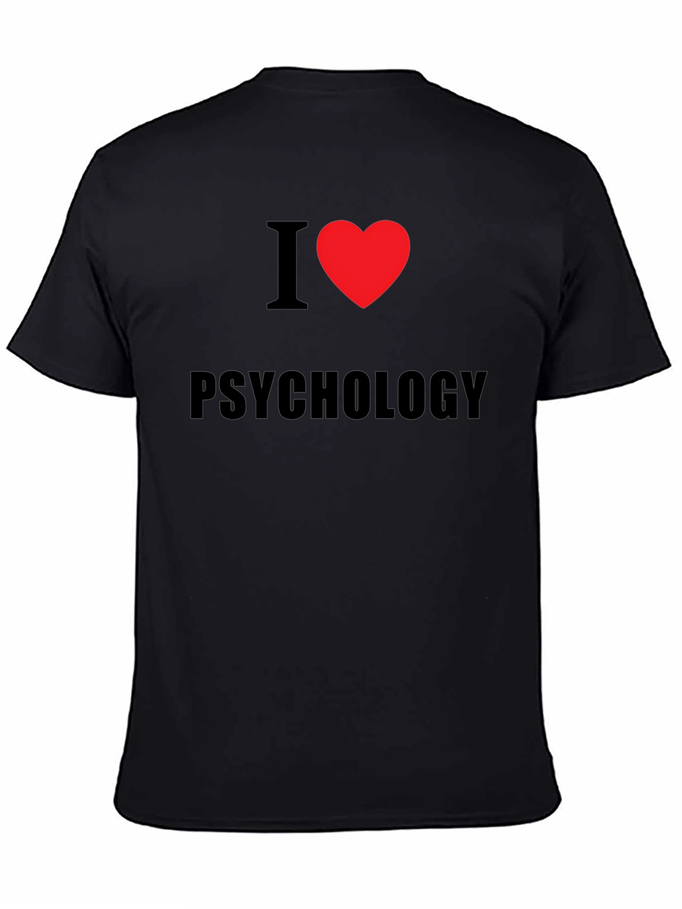 I Heart Psychology Tee - Classic Black T-Shirt