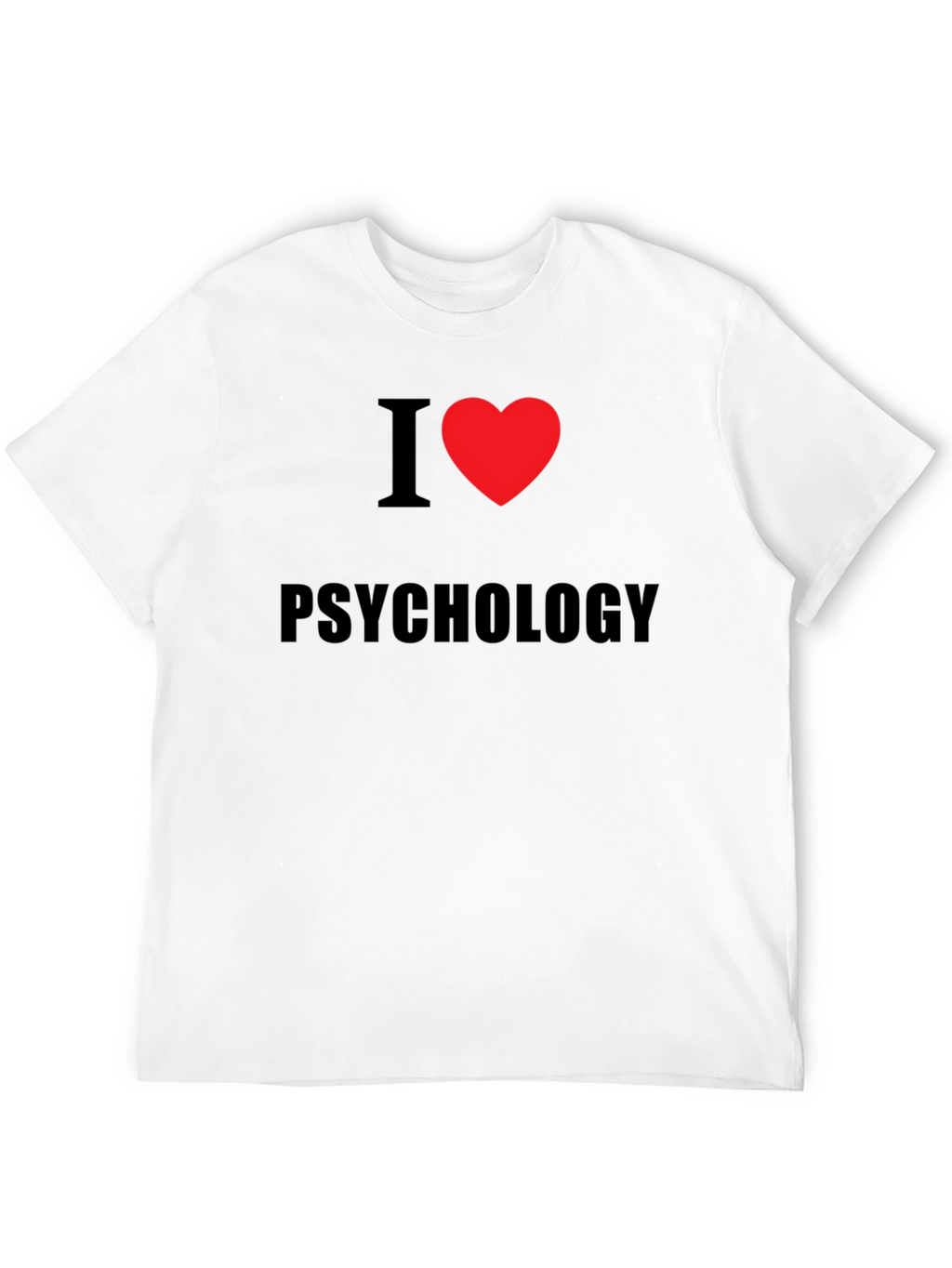 I Heart Psychology Tee - Classic Black T-Shirt