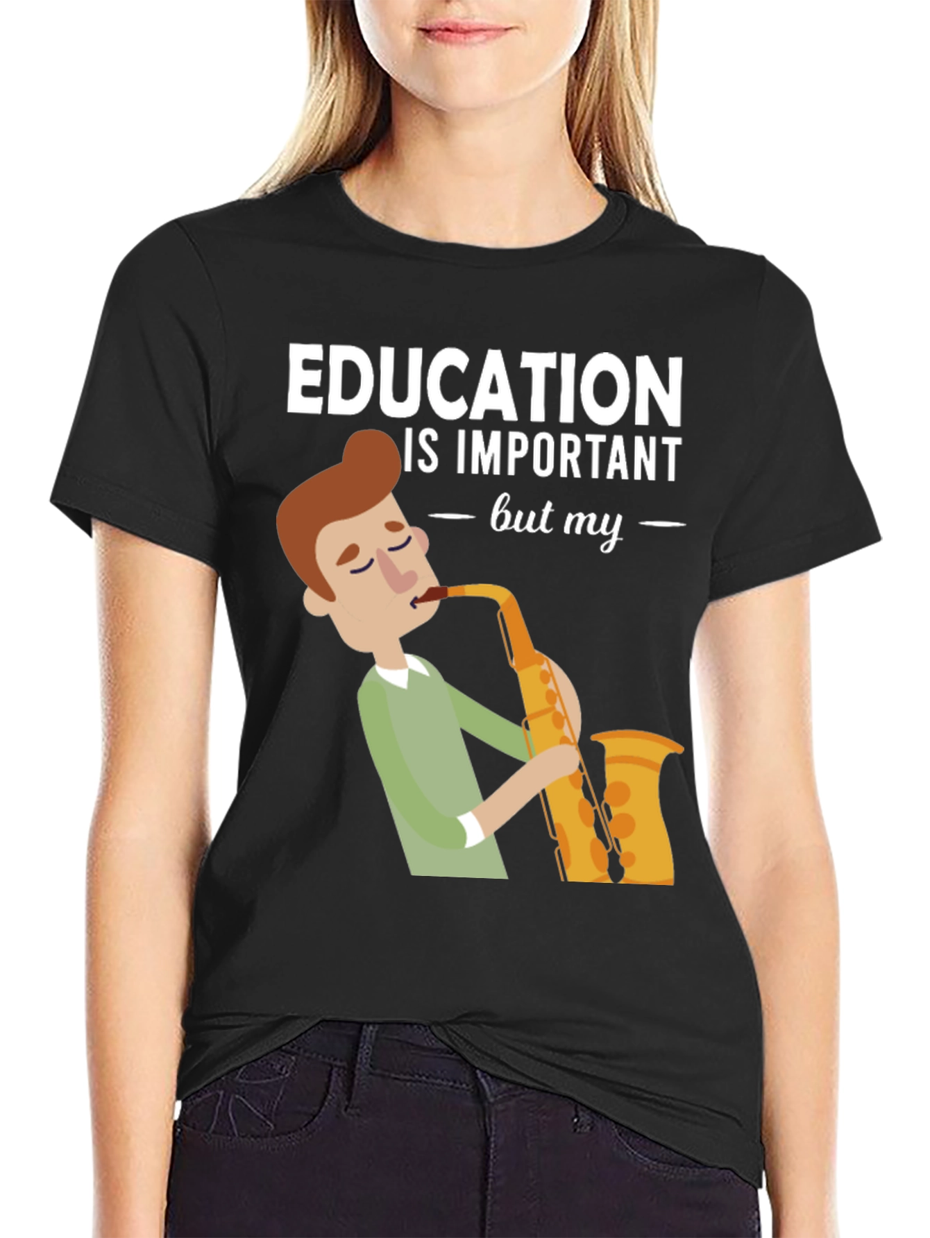 Education is Important Saxophone T-Shirt
