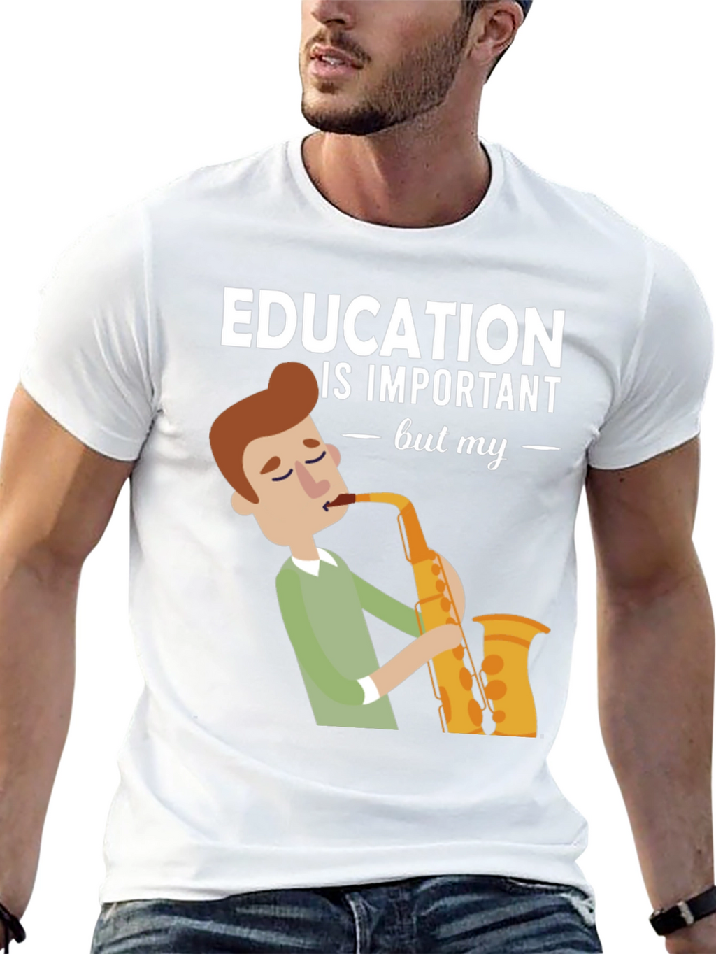 Education is Important Saxophone T-Shirt