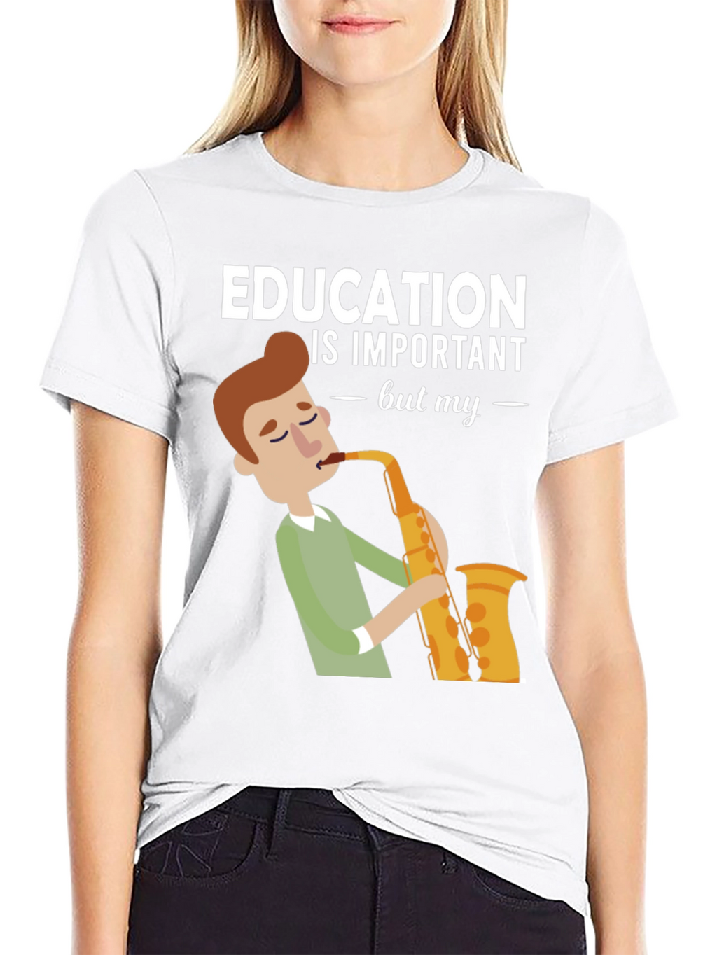 Education is Important Saxophone T-Shirt