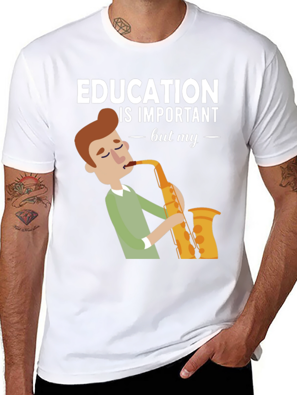 Education is Important Saxophone T-Shirt