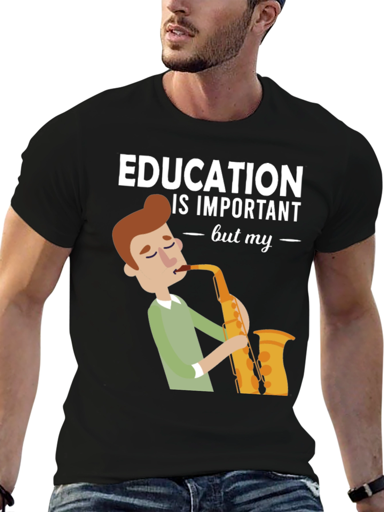Education is Important Saxophone T-Shirt