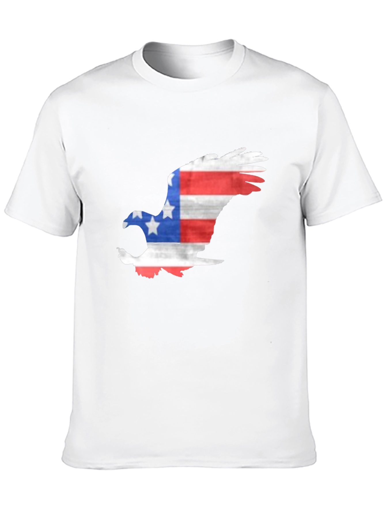 Patriotic Eagle Graphic T-Shirt - Mens Black Tee