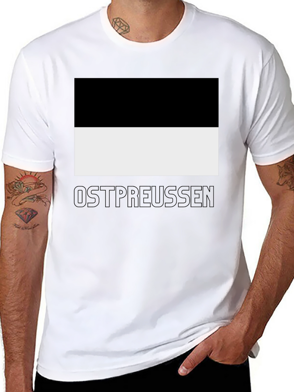 Ostpreussen Flag T-Shirt - Classic Design