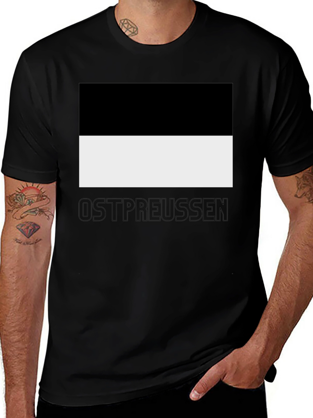 Ostpreussen Flag T-Shirt - Classic Design