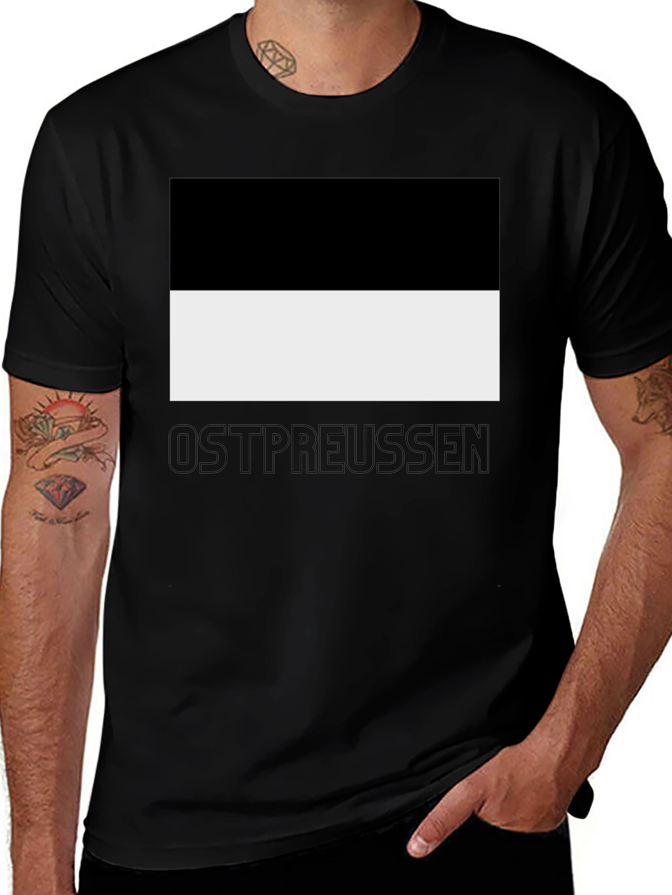 Ostpreussen Flag T-Shirt - Classic Design