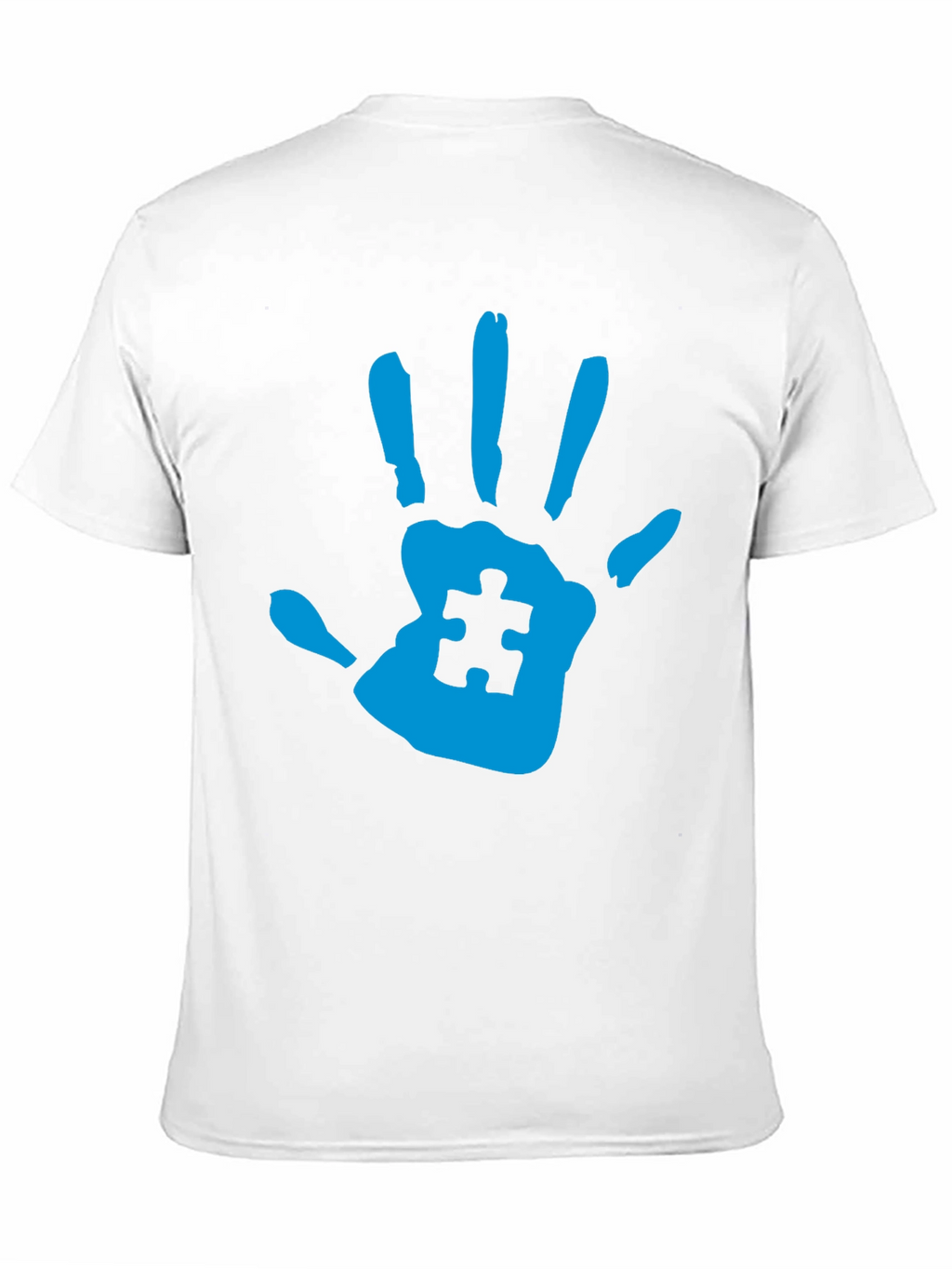 Autism Awareness Handprint Tee - Black