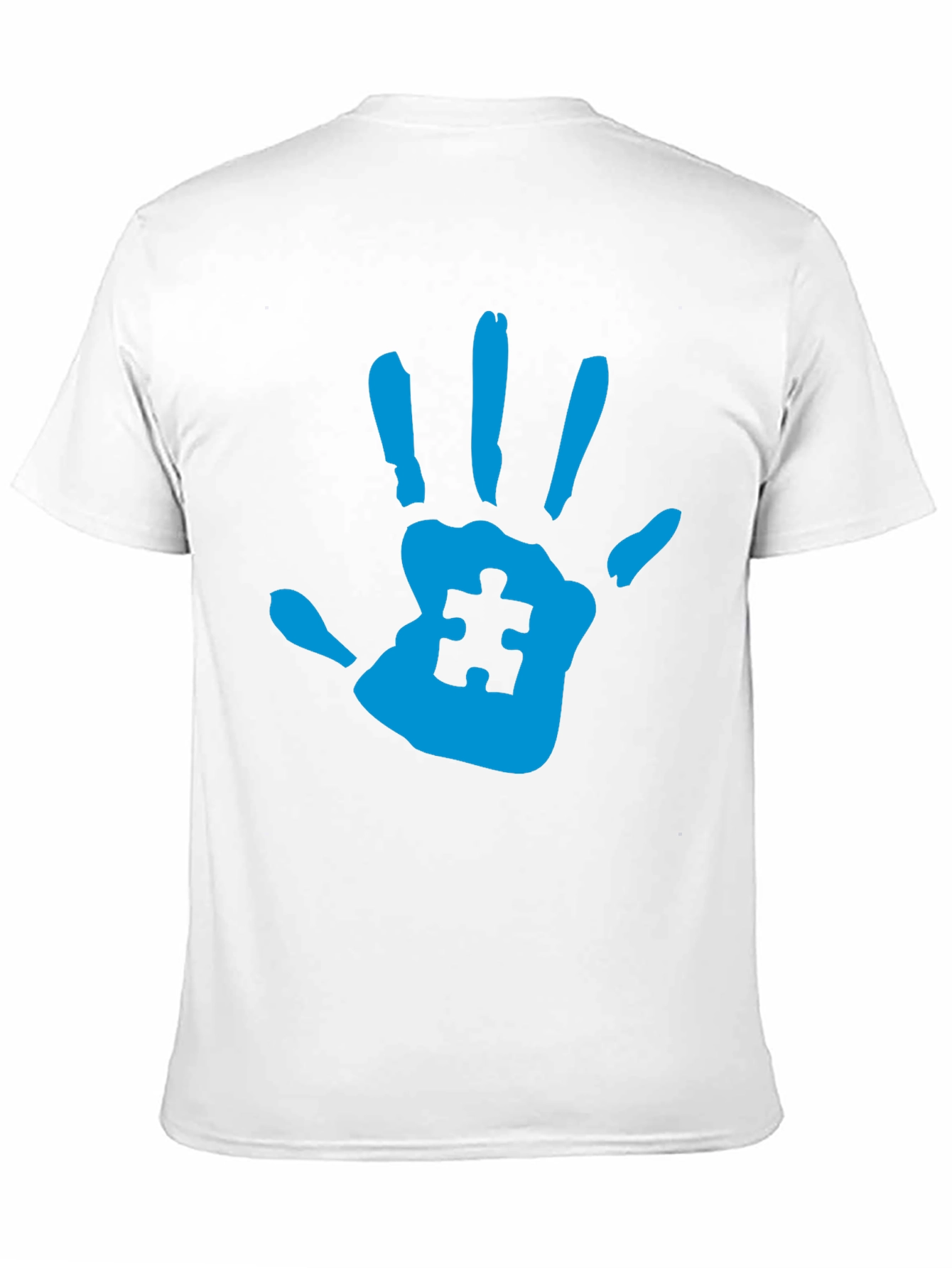 Autism Awareness Handprint Tee - Black