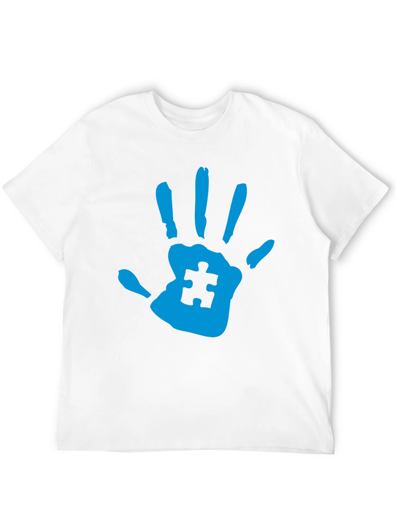 Autism Awareness Handprint Tee - Black