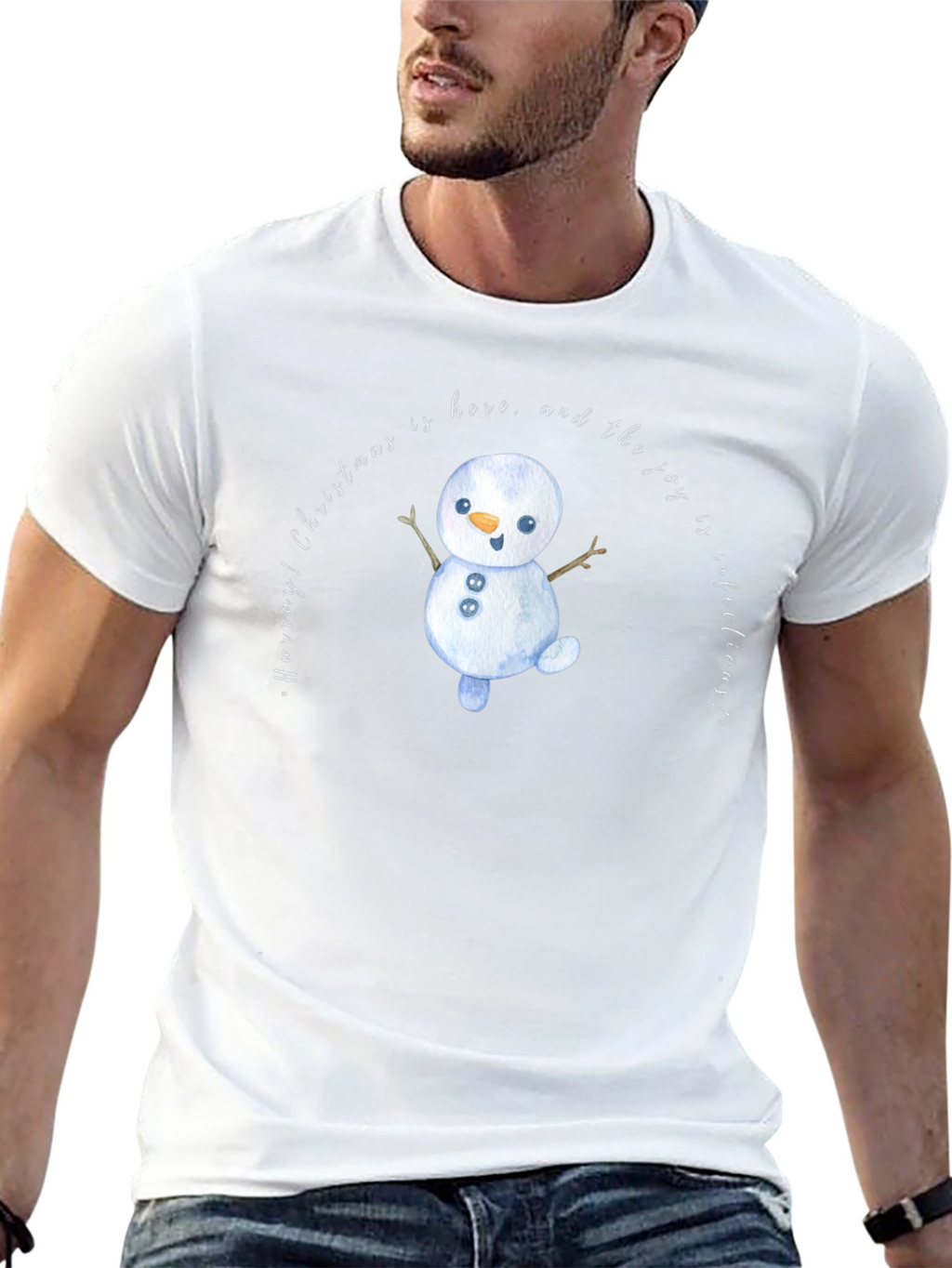 Christmas Snowman Graphic Tee