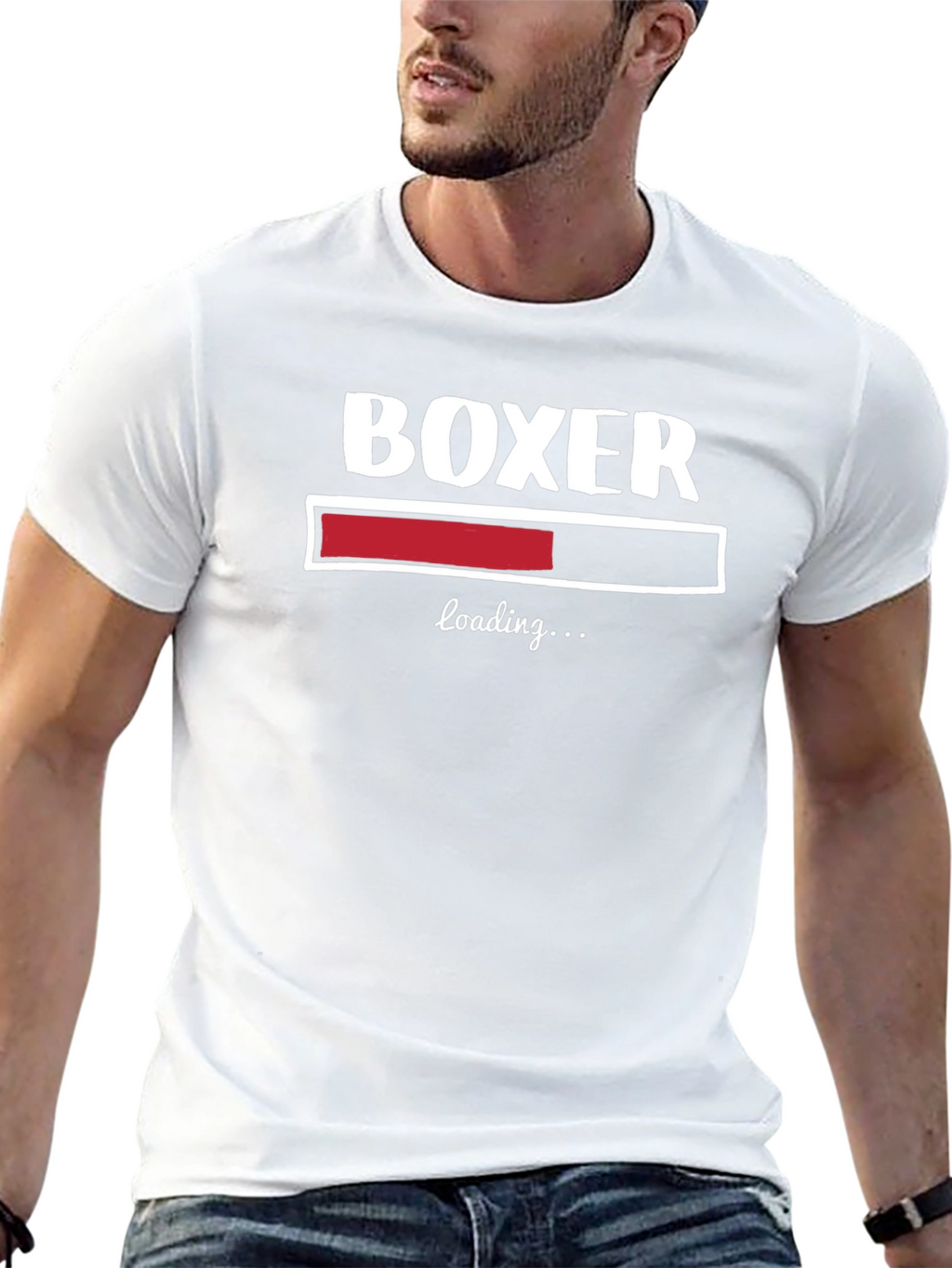 Boxer Loading Funny T-Shirt