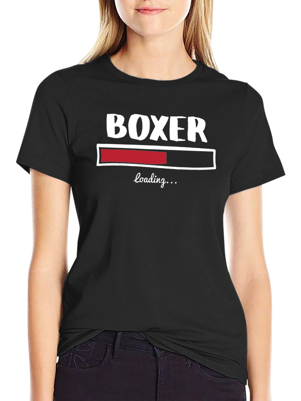 Boxer Loading Funny T-Shirt