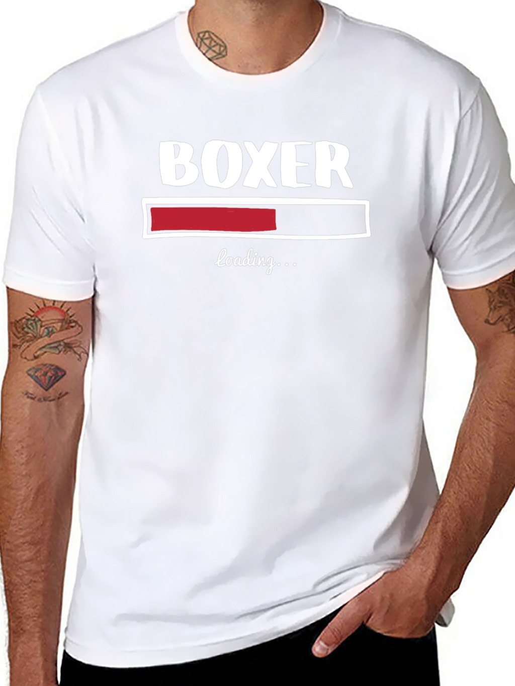 Boxer Loading Funny T-Shirt