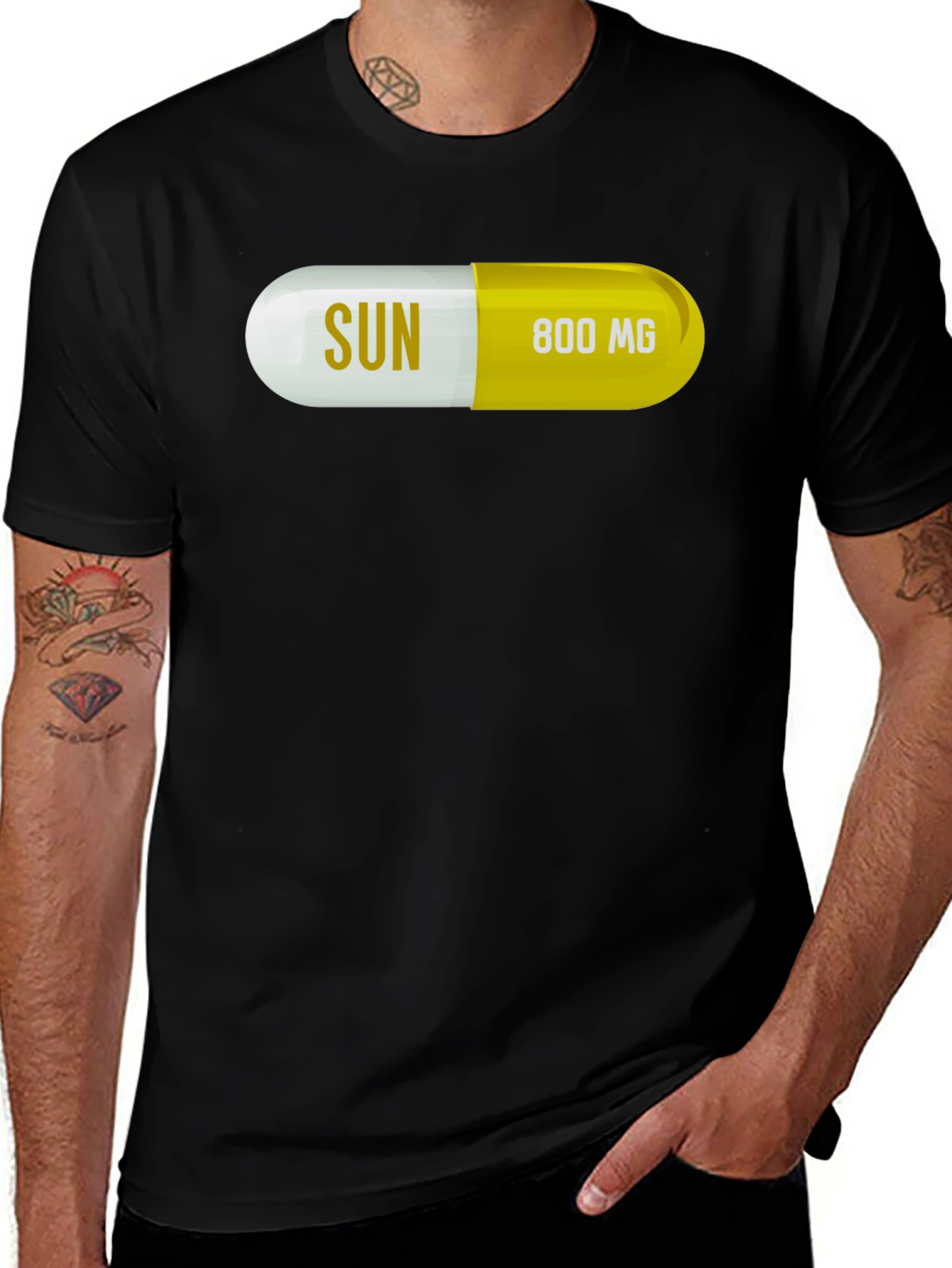 Sun 800 MG Pill T-Shirt