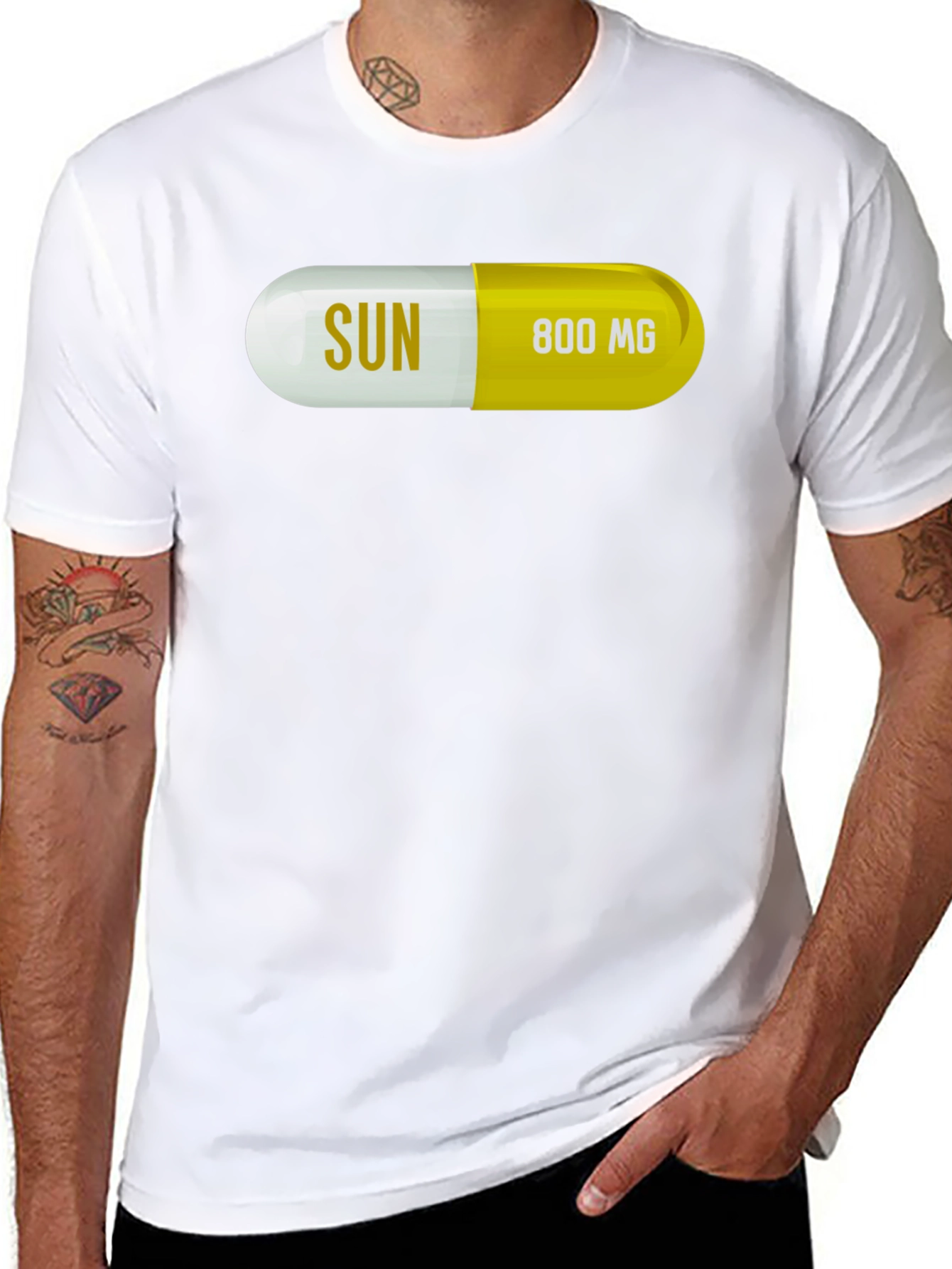Sun 800 MG Pill T-Shirt