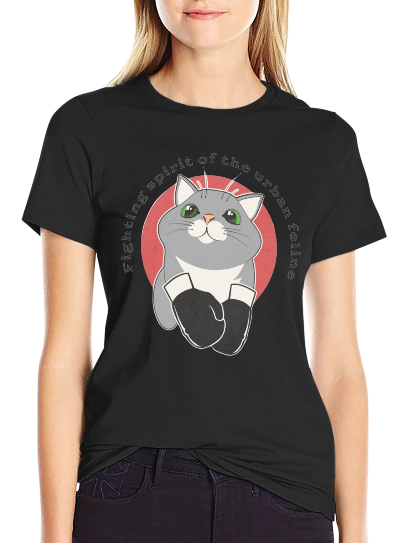 Urban Feline Boxer T-Shirt