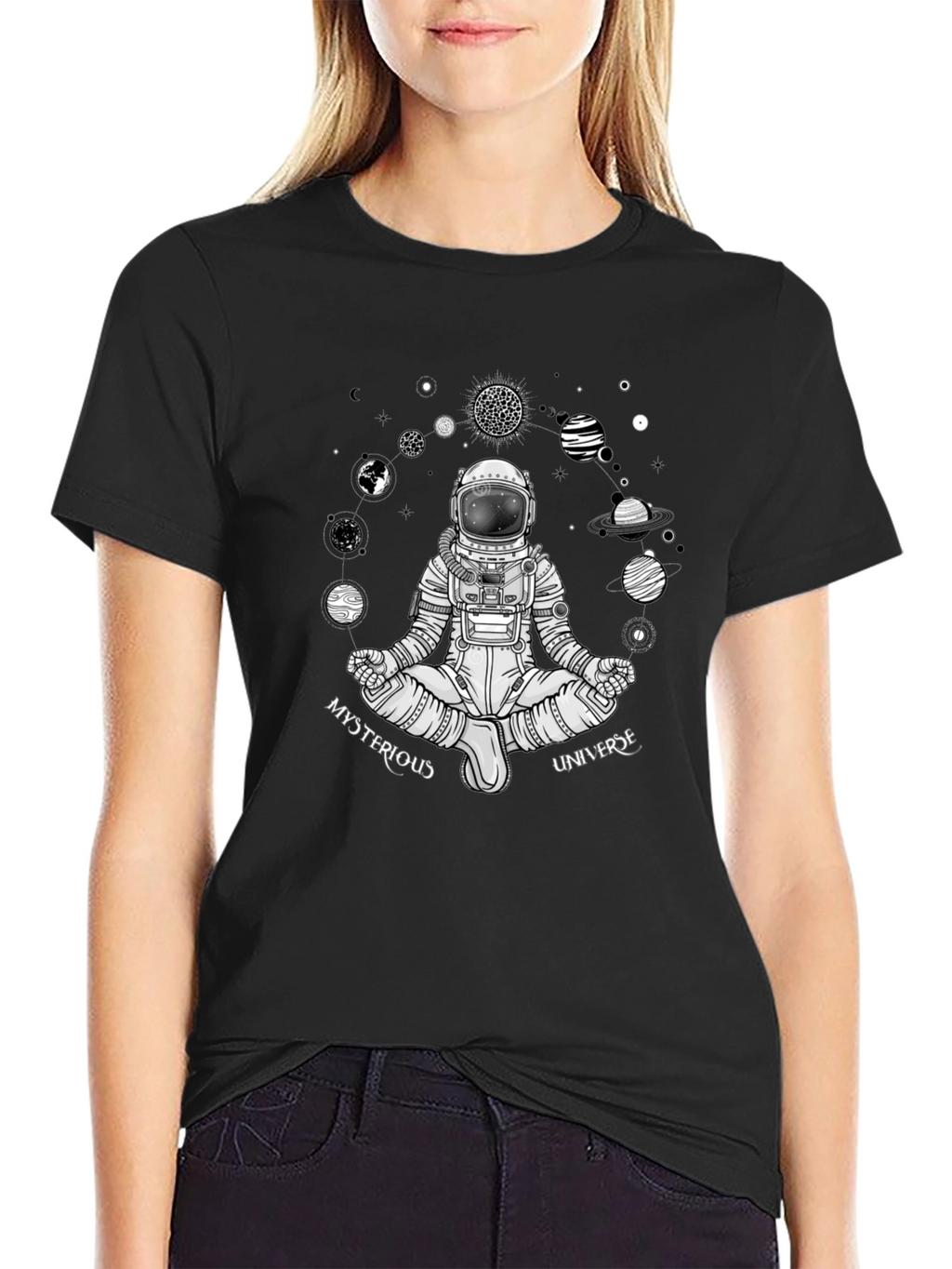 Mysterious Universe Astronaut Graphic Tee