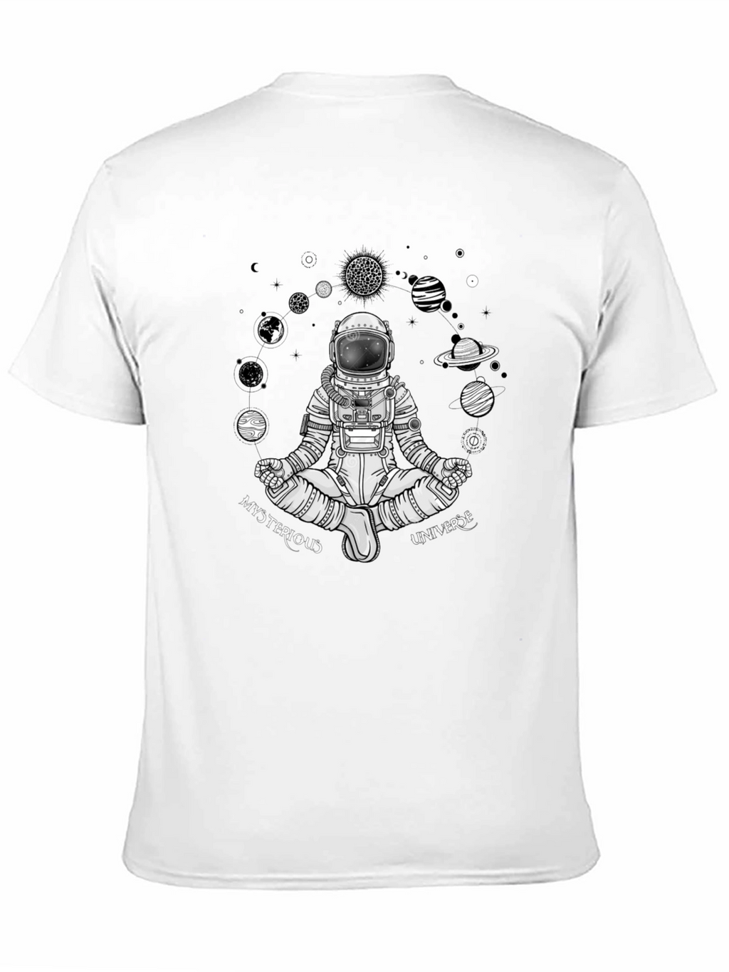 Mysterious Universe Astronaut Graphic Tee