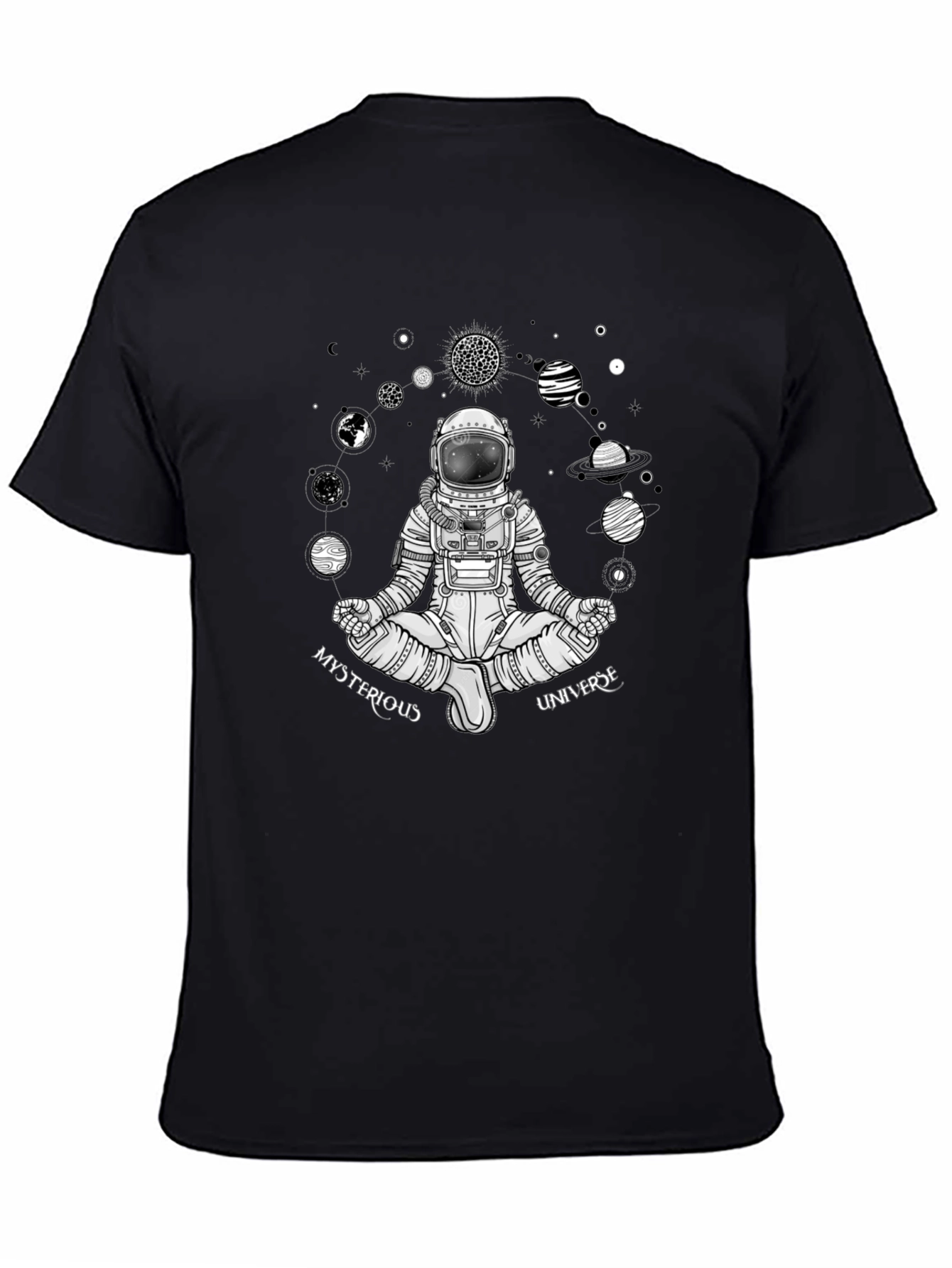Mysterious Universe Astronaut Graphic Tee