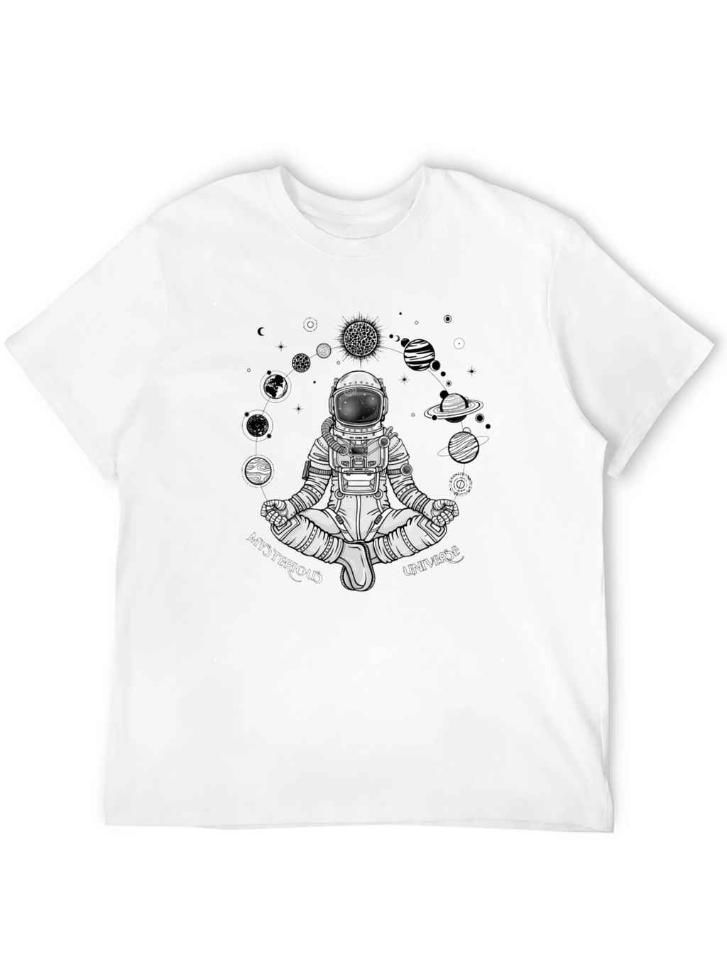 Mysterious Universe Astronaut Graphic Tee