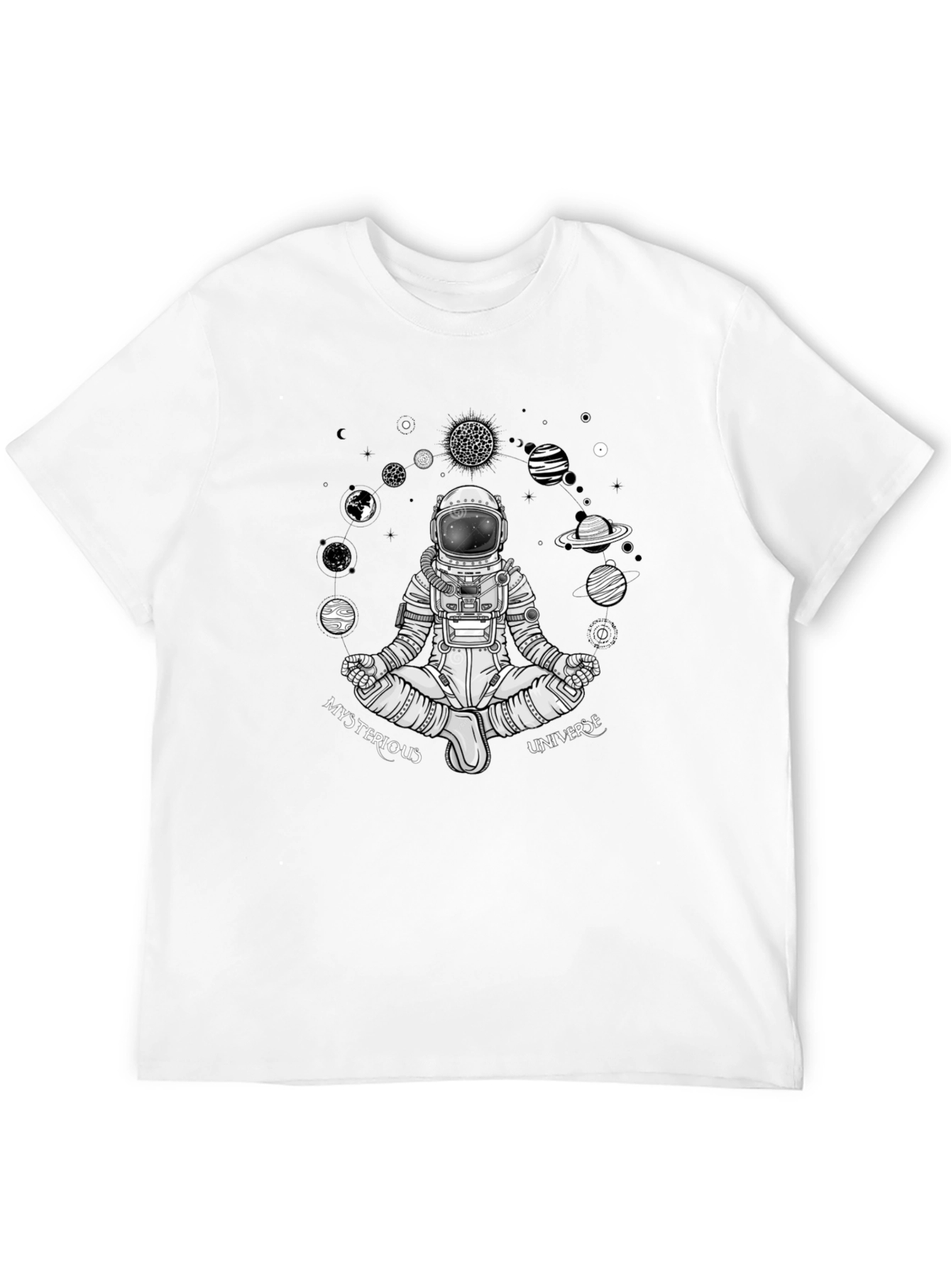 Mysterious Universe Astronaut Graphic Tee