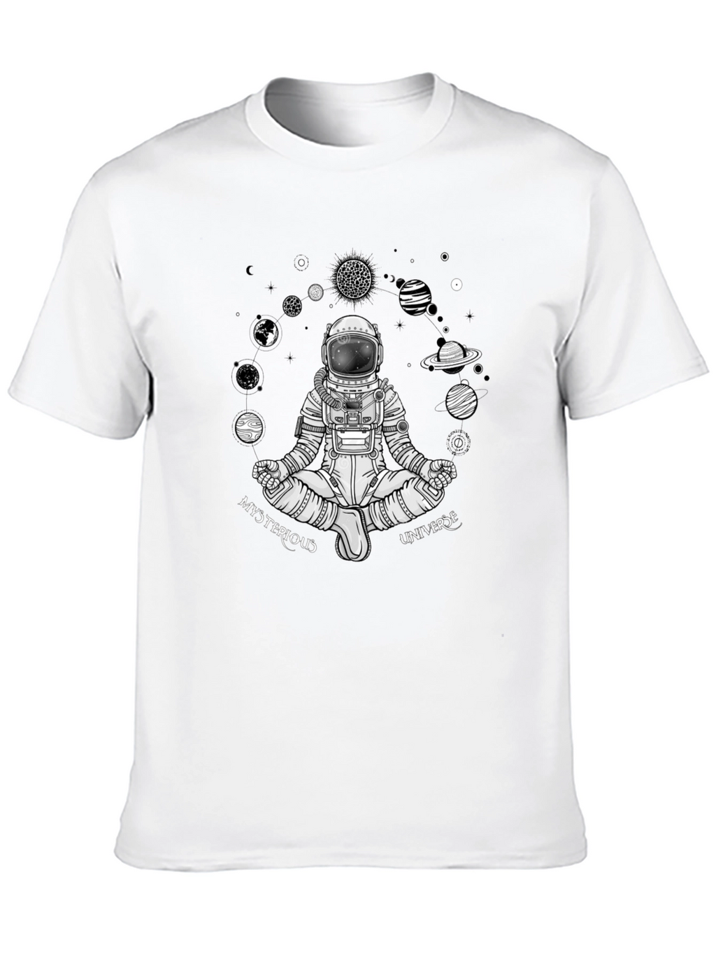 Mysterious Universe Astronaut Graphic Tee