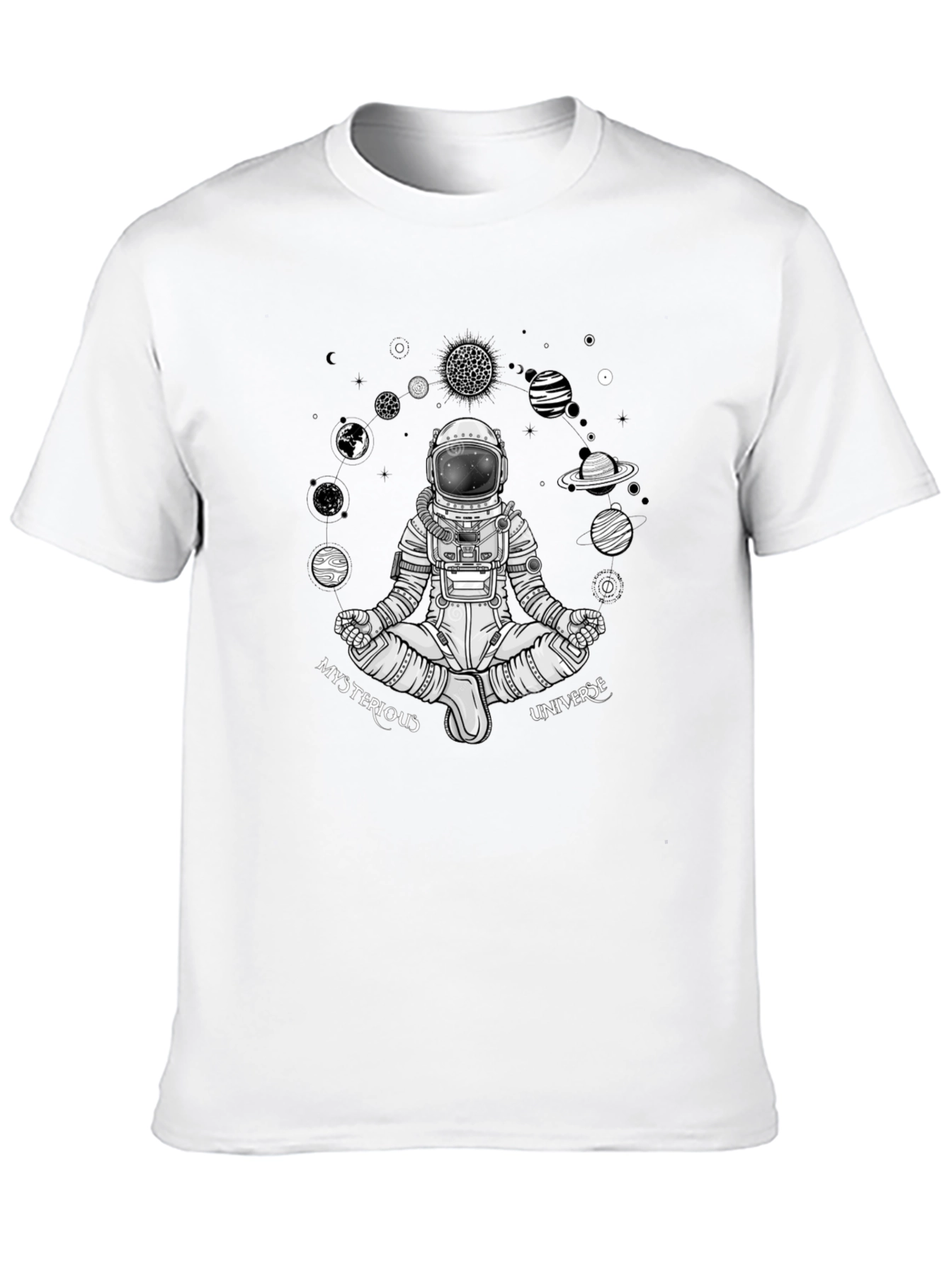 Mysterious Universe Astronaut Graphic Tee