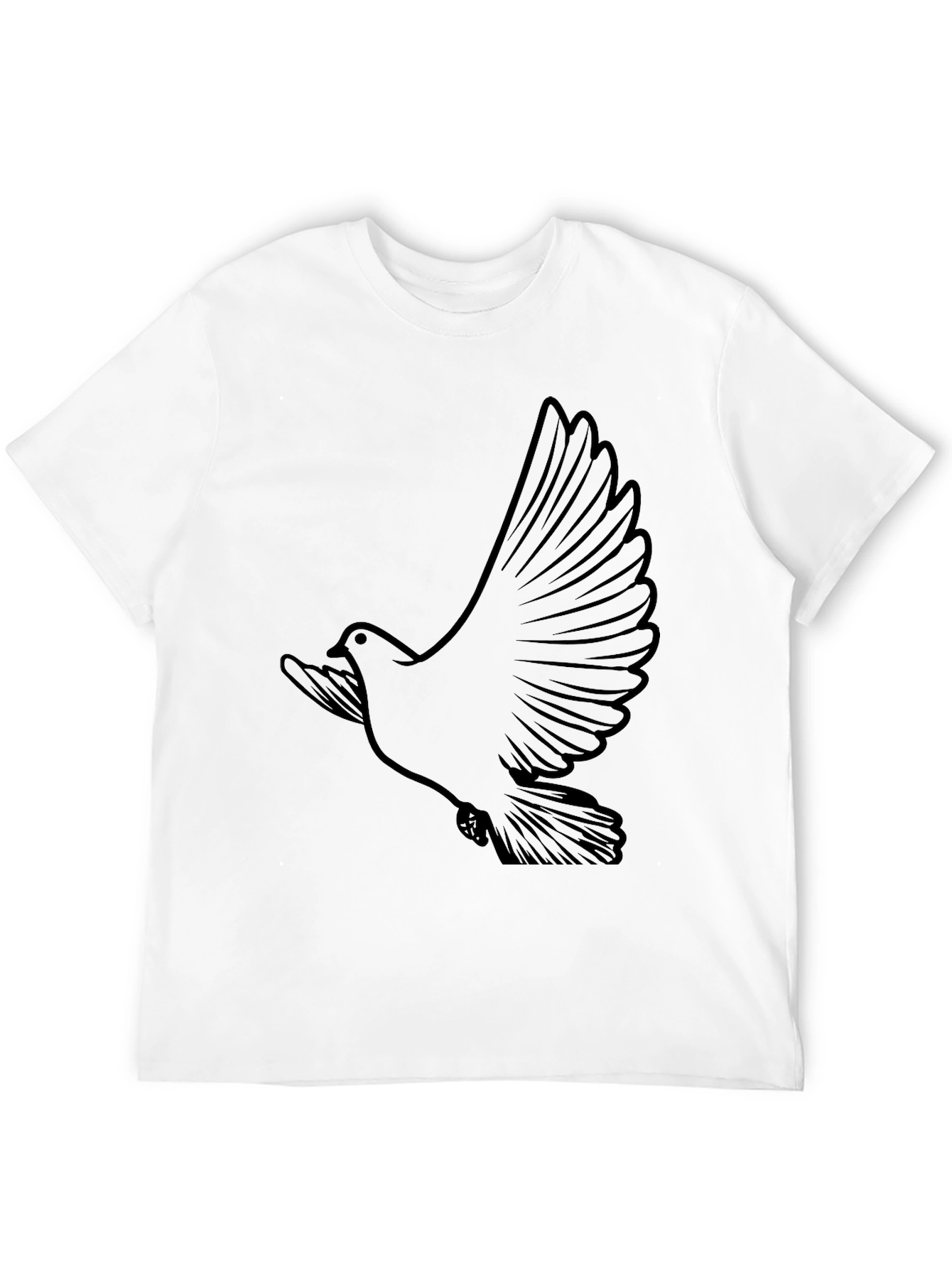 Dove Graphic Tee - Classic Black T-Shirt